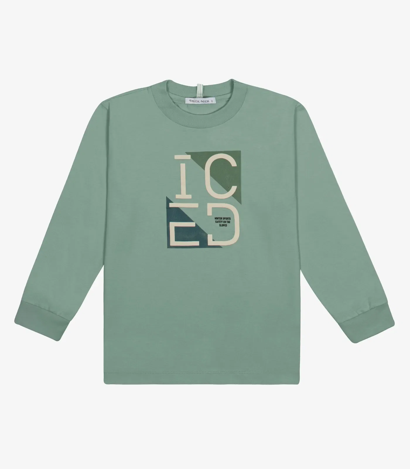 Camiseta Infantil Menino Meia Malha Trick Nick Verde