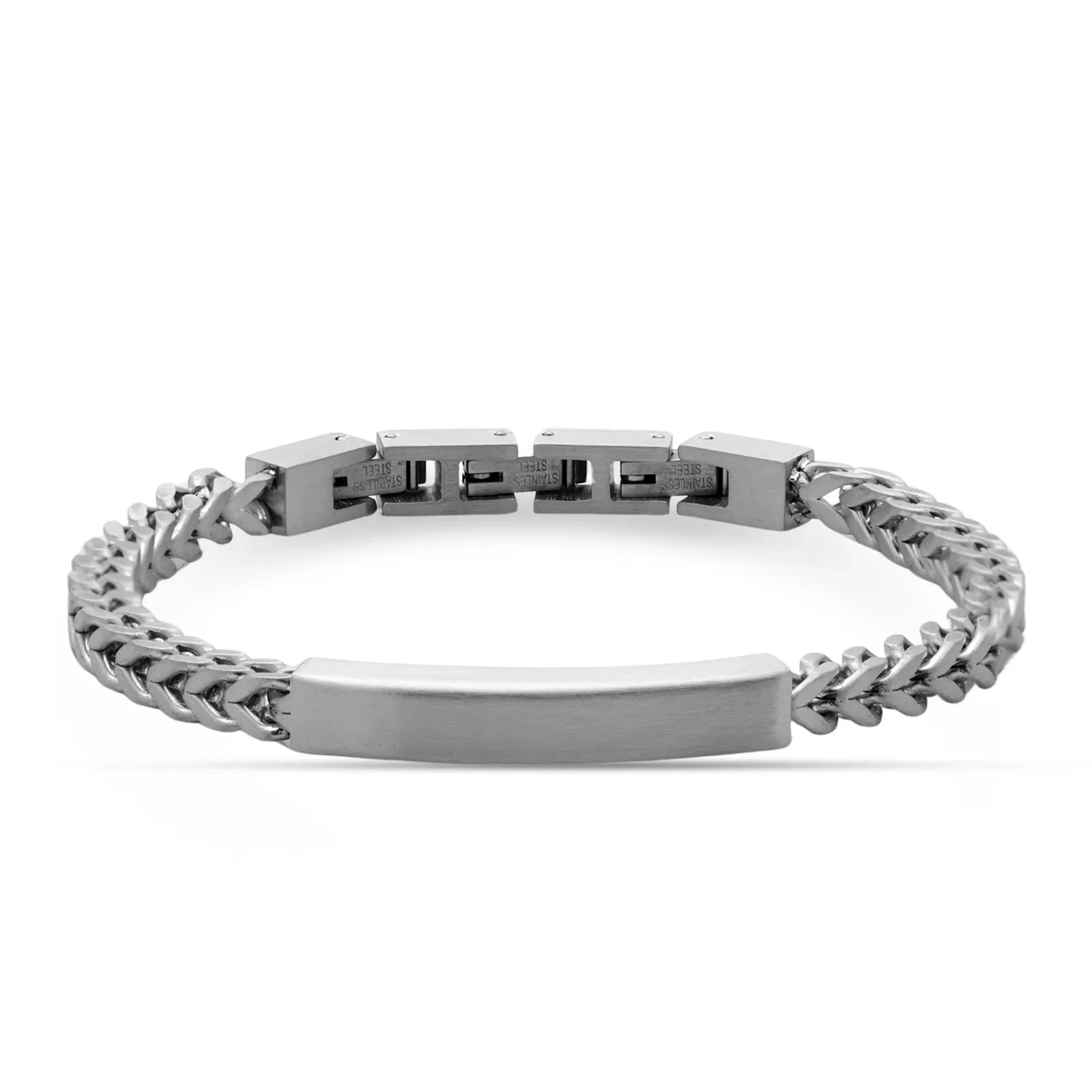 Pulseira Life Masculino em Aço Escovado — imagem 1