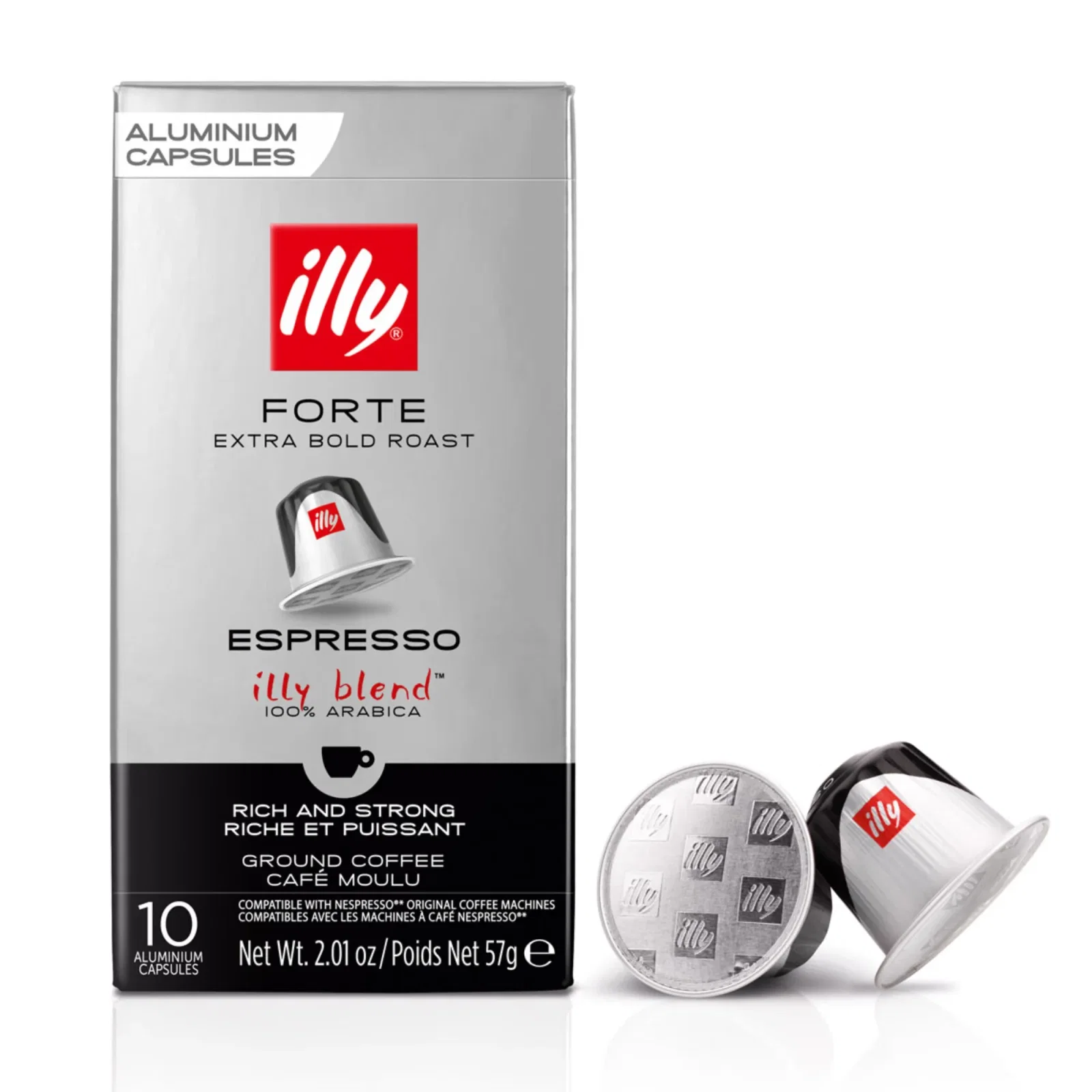Cápsula de Café Illy para Nespresso 10 unidades Forte — imagem 1