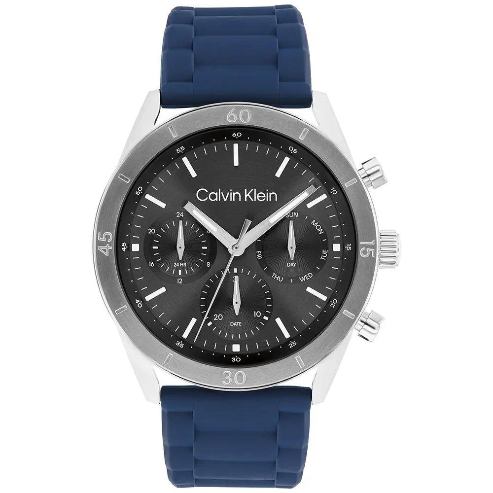 Relógio Calvin Klein CK Performance Masculino em Borracha Azul 25200560 — imagem 1