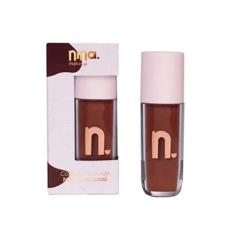 Contorno Líquido Multifuncional Nina Makeup Western Gibão de Couro