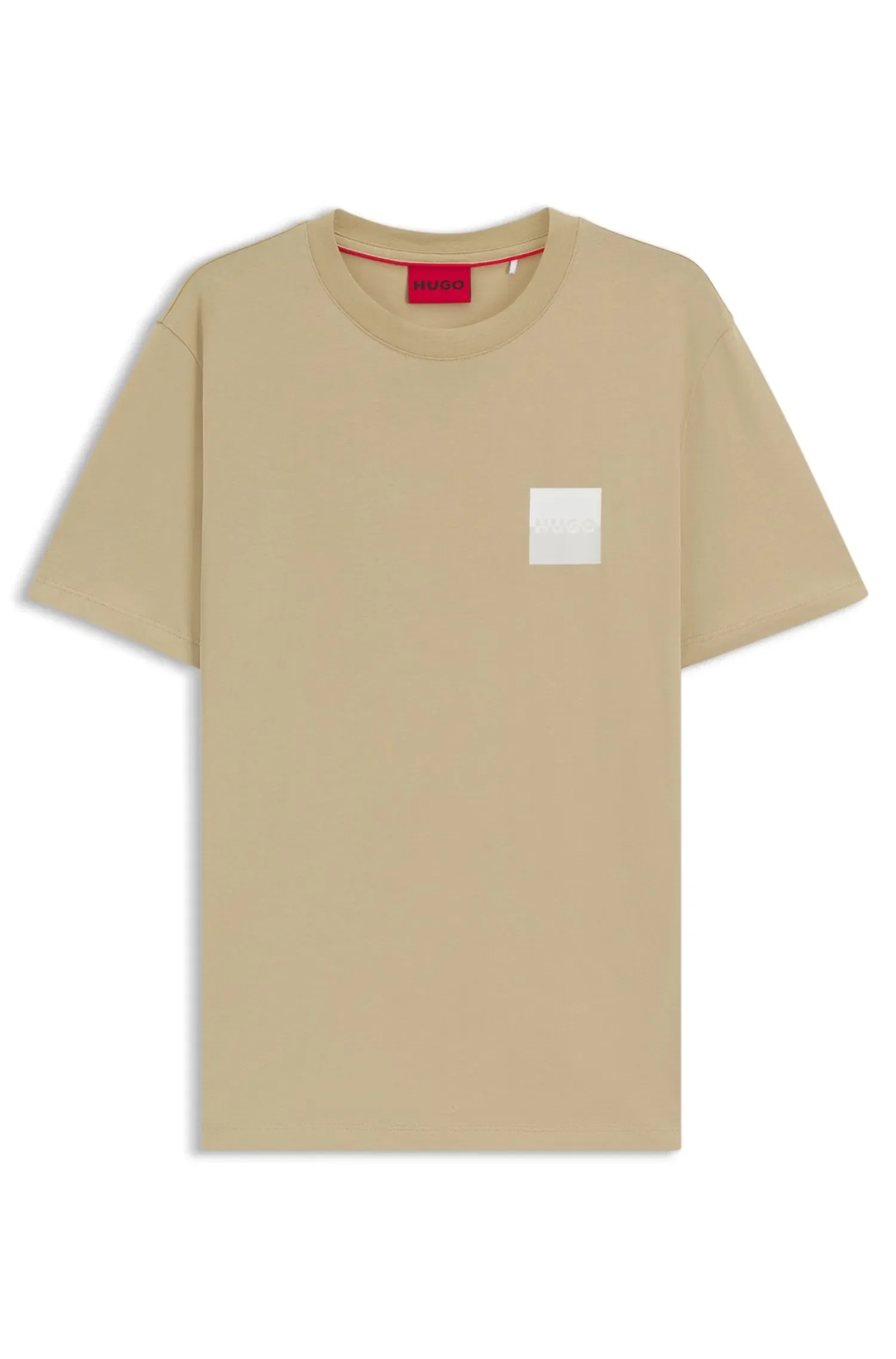 Camiseta em jersey de algodão Com Estampa De Logo