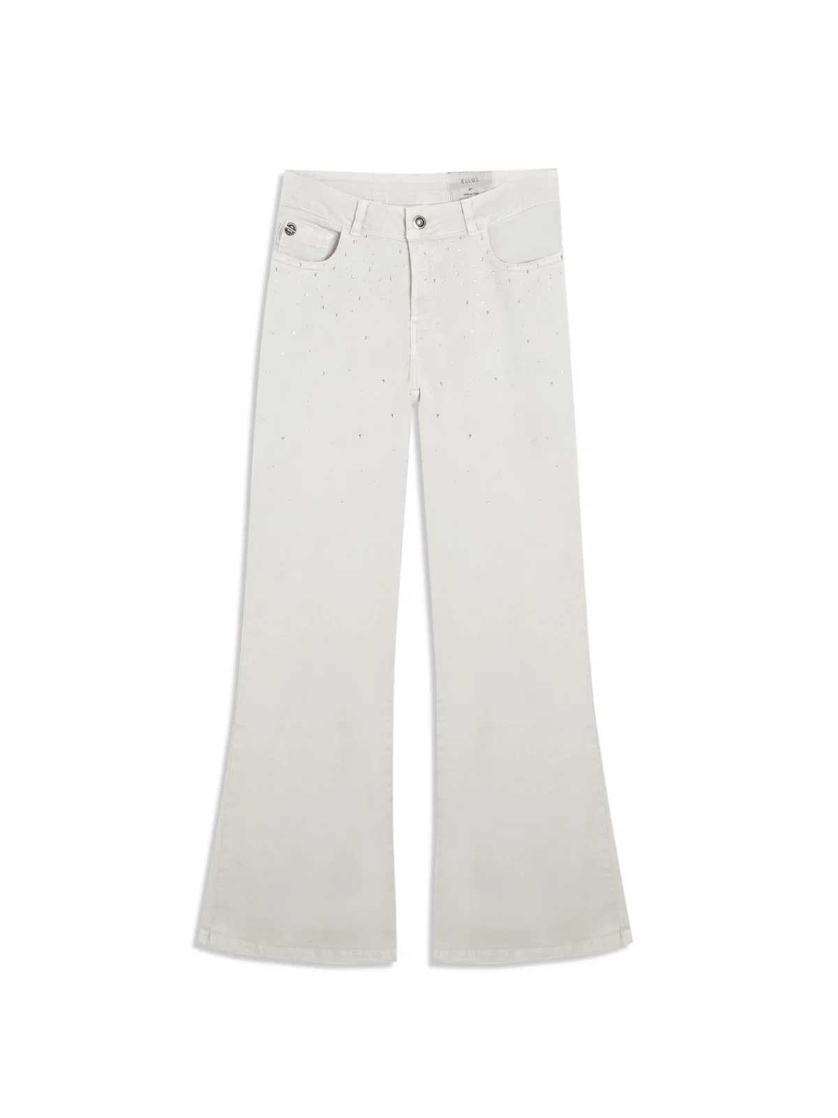 Vintage Denim Color Flare Cristal Silver