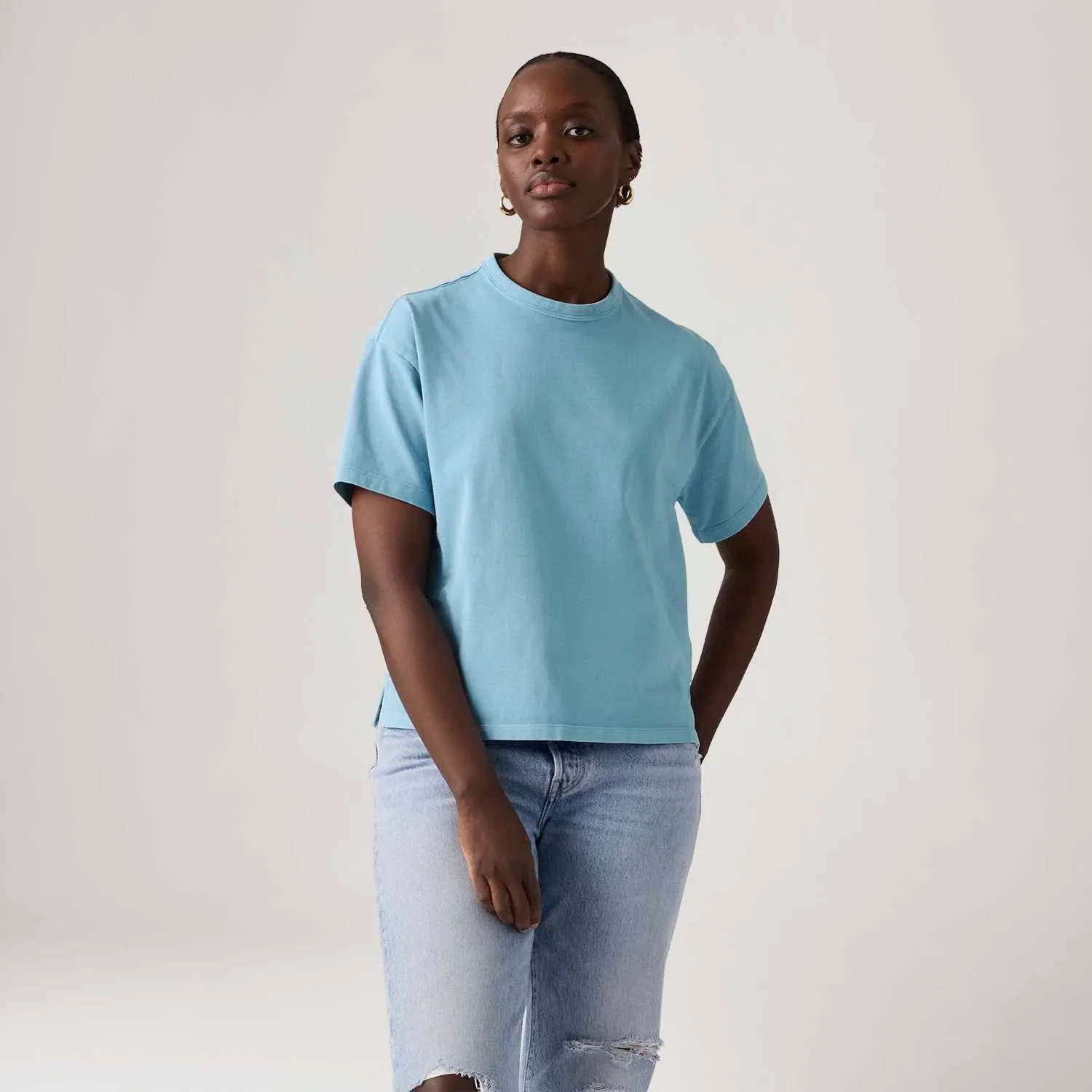 Camiseta Levi's® Vintage Azul Manga Curta — imagem 1