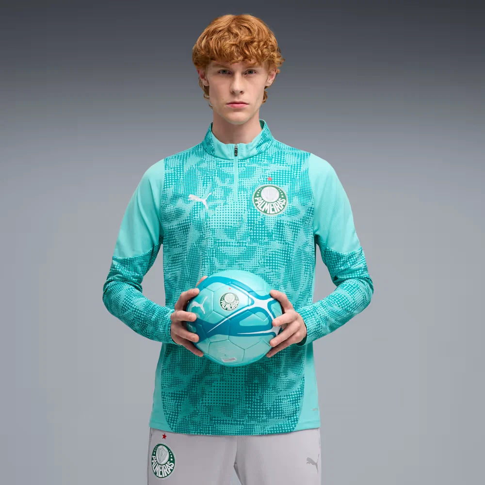 Camisa Quarter-Zip Palmeiras Training Masculina