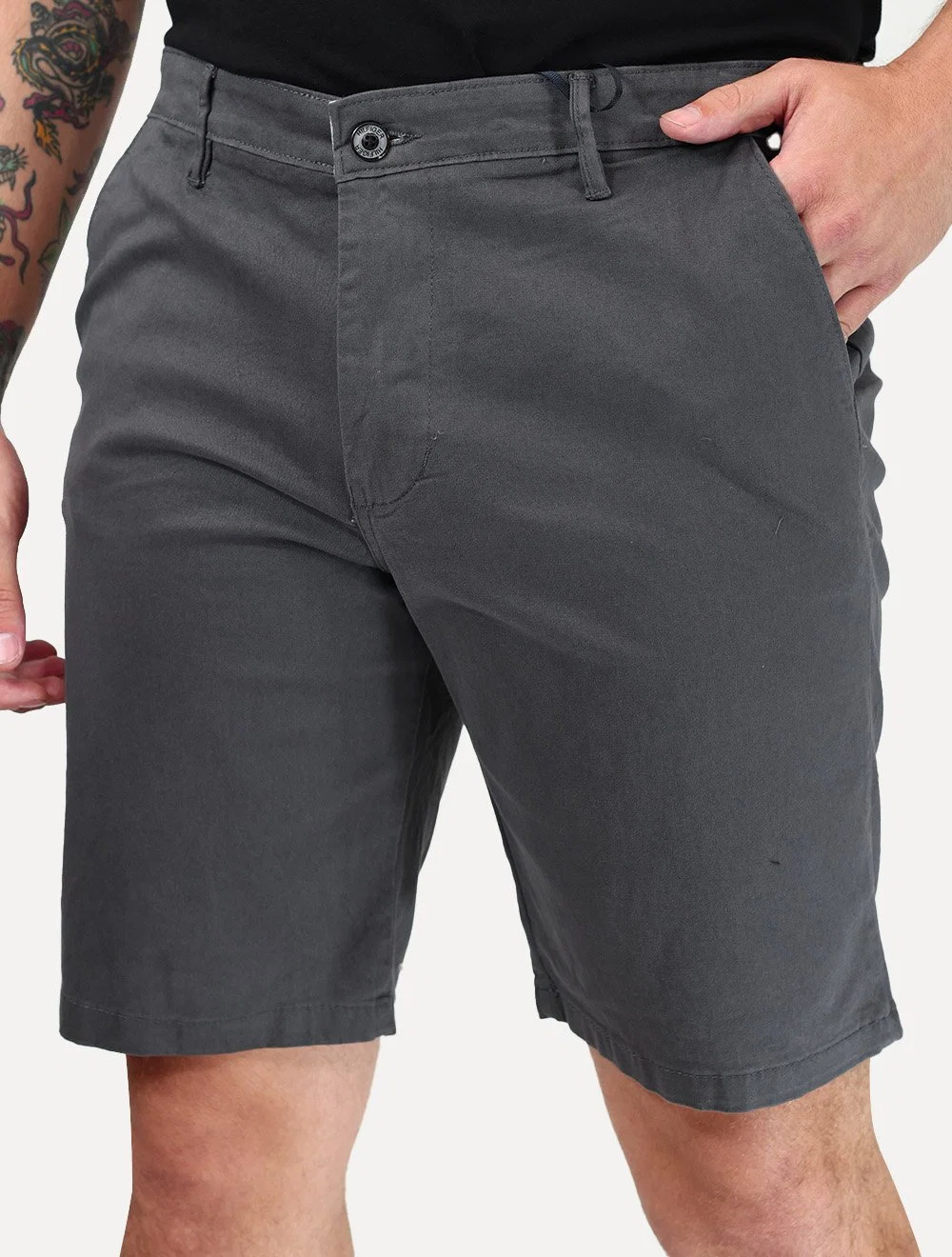 Bermuda Tommy Hilfiger Masculina Sarja Brooklyn 9in Chumbo