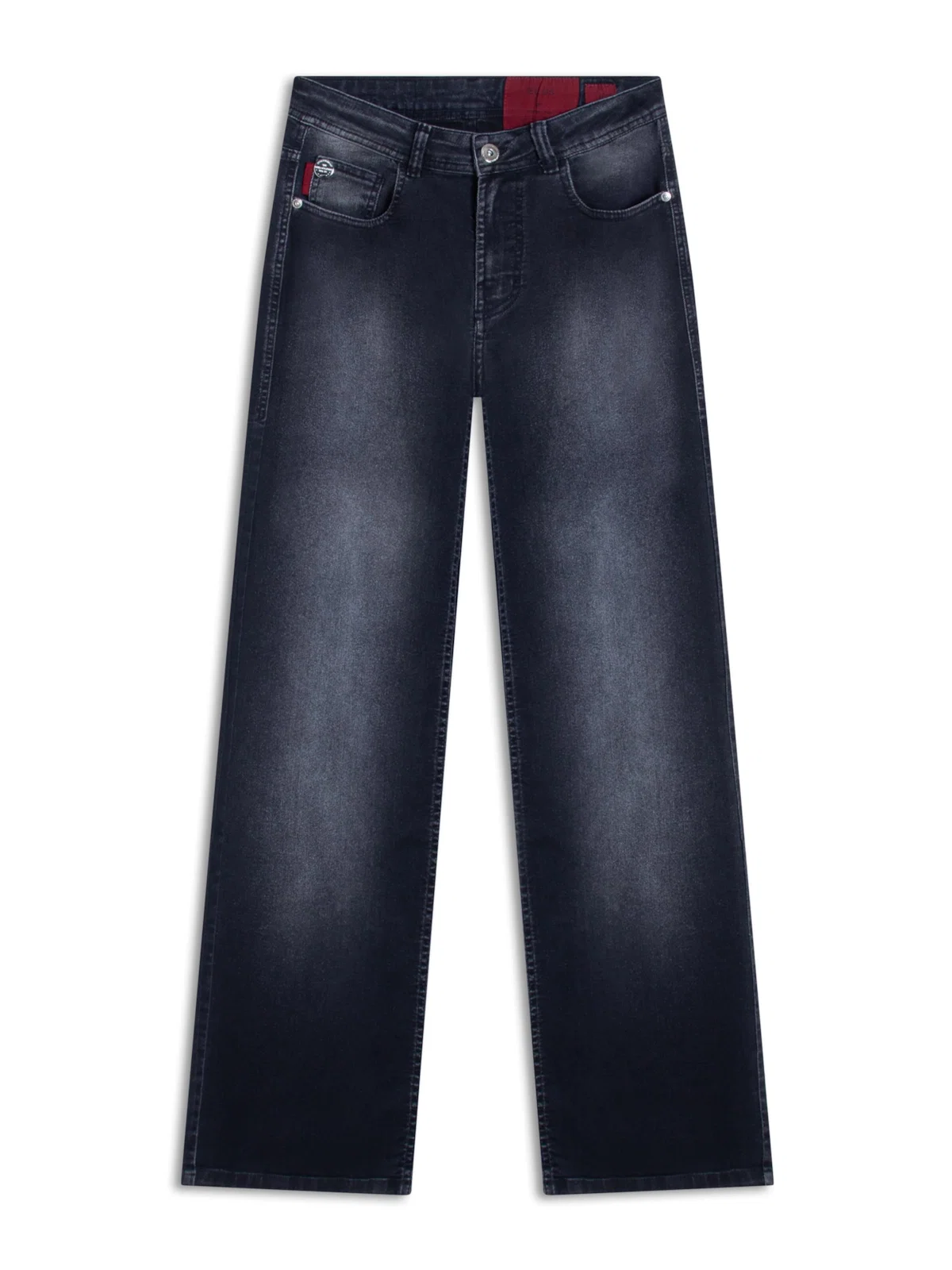 Calça First Black Wide Lav.Escuro
