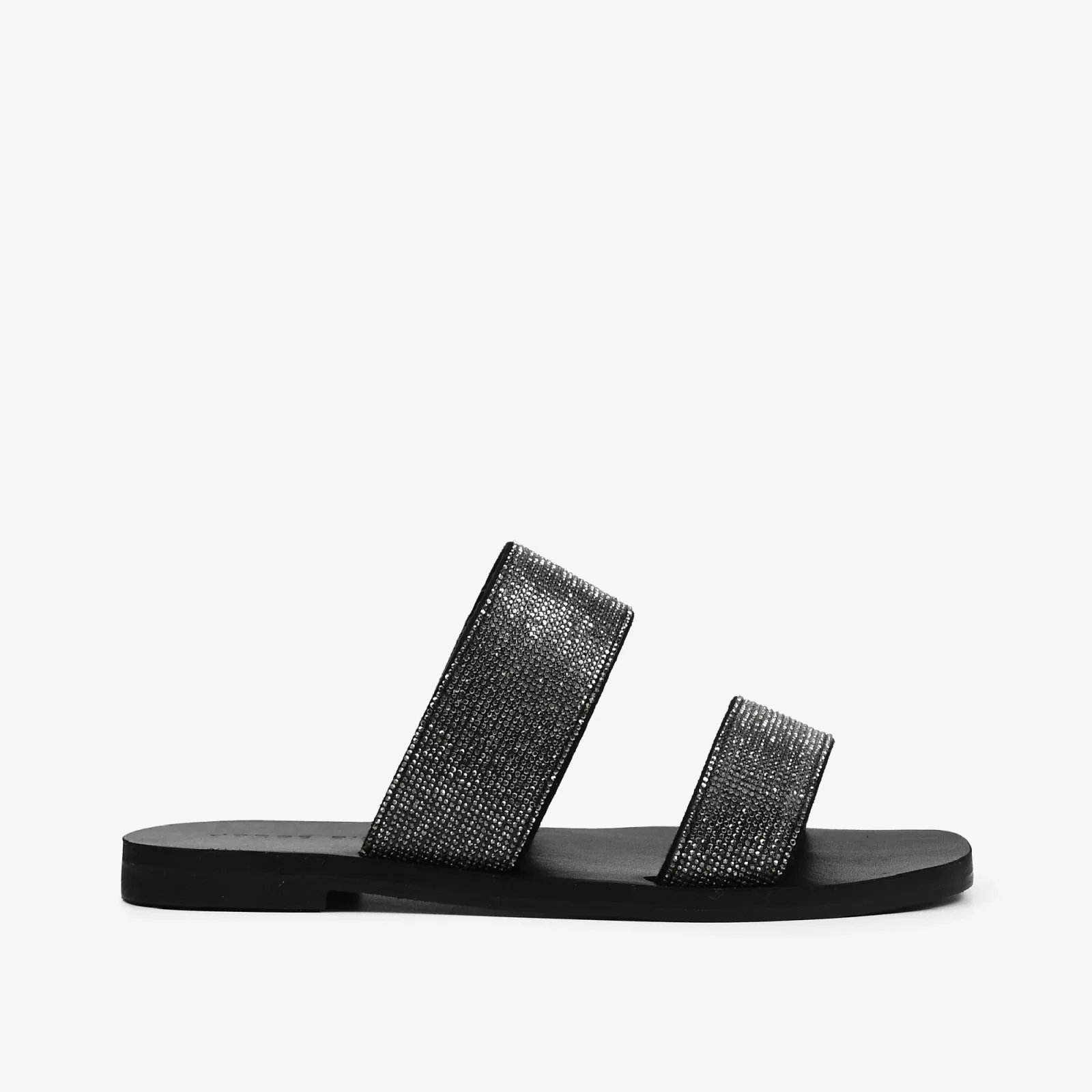 Slide Tiras Hot Fix Preto