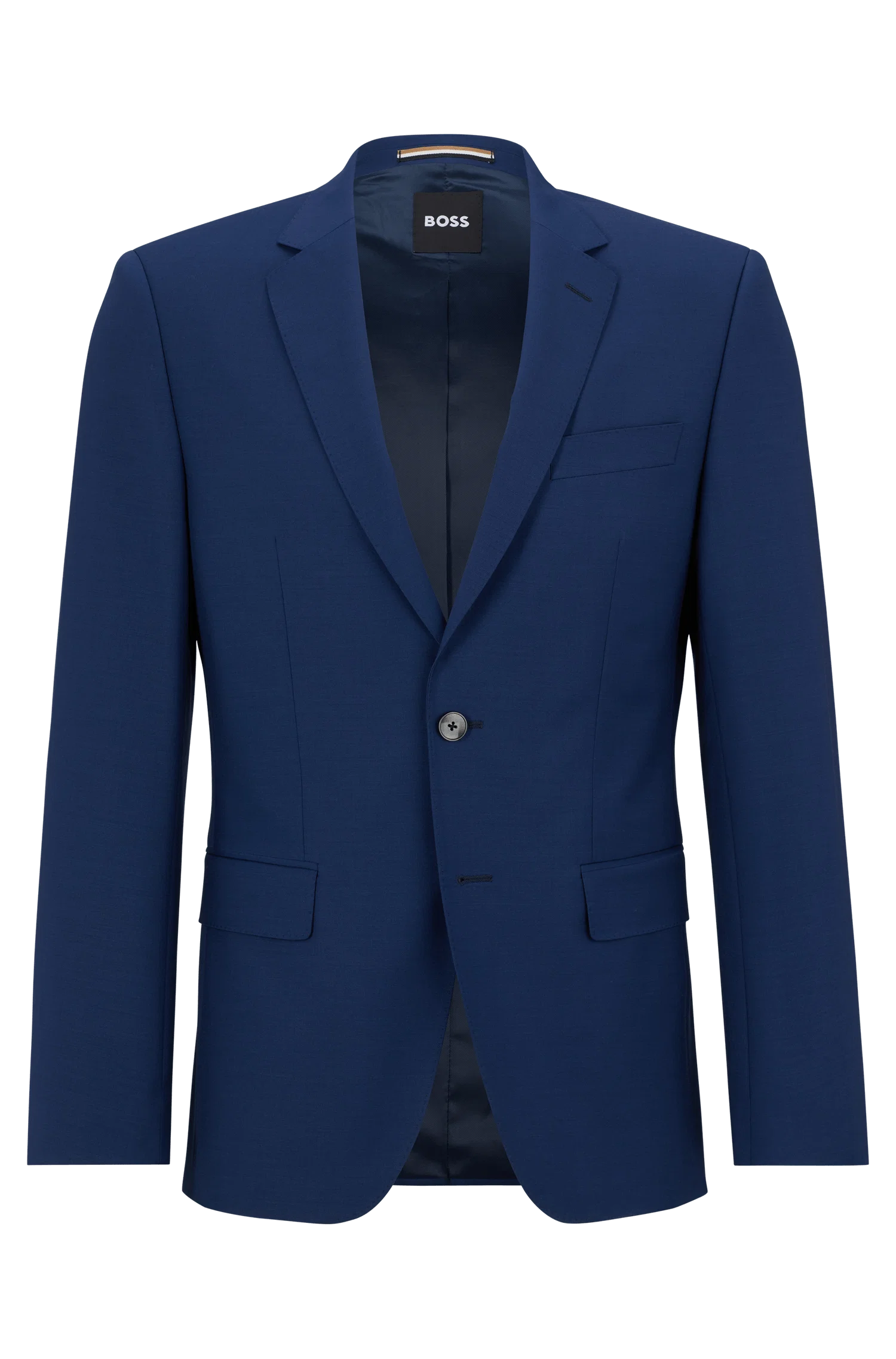 Blazer Slim Fit Em Mistura De Lã Virgem — imagem 1