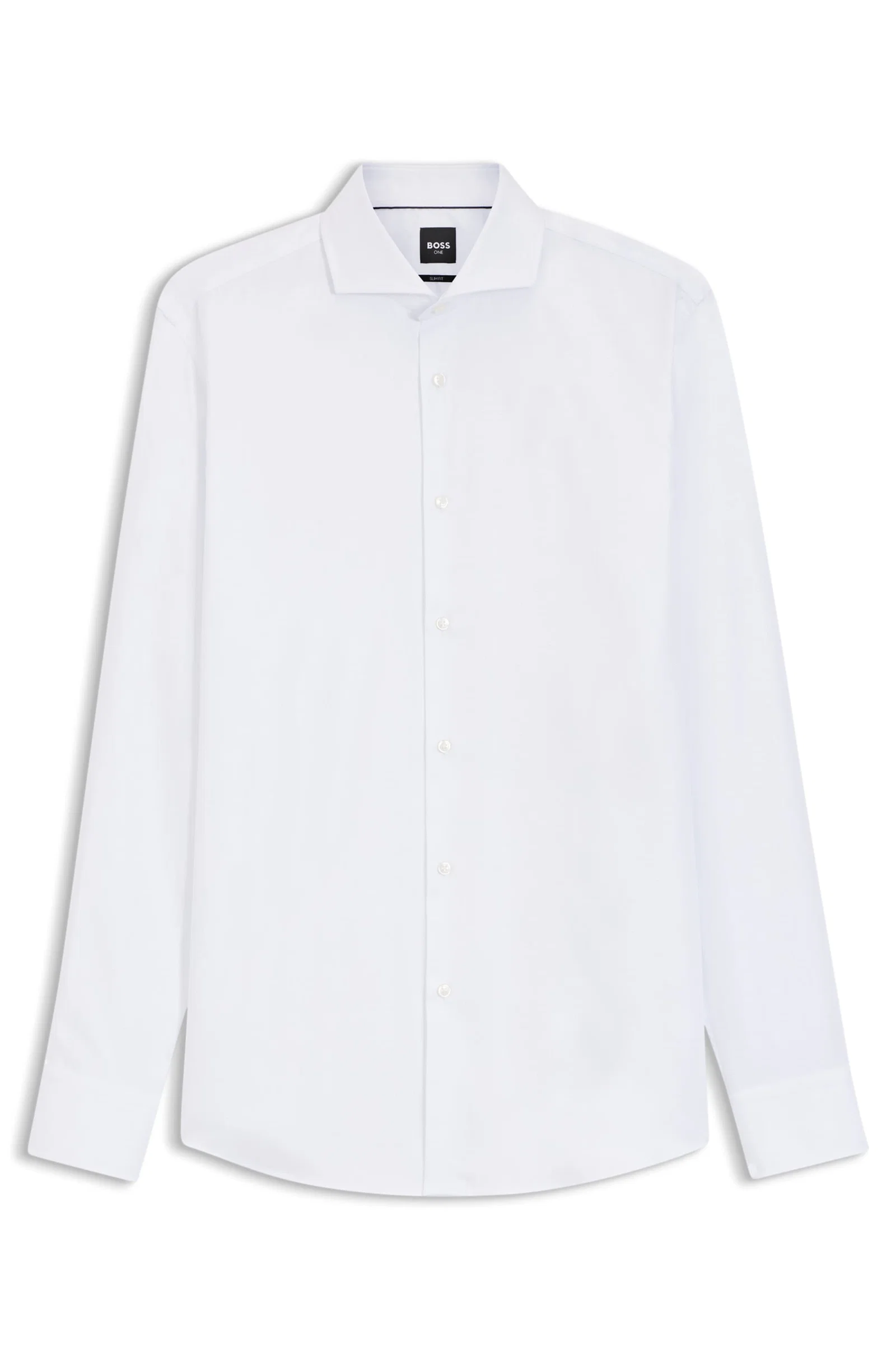 Camisa Slim Fit Numa Mistura De Algodão — imagem 1