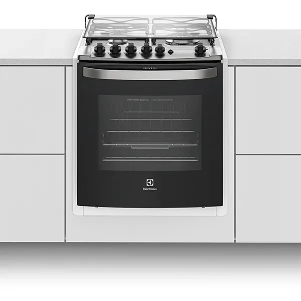 Fogão 4 Bocas de Embutir Electrolux Preto com Grill e Tripla Chama (56EBT) — imagem 1