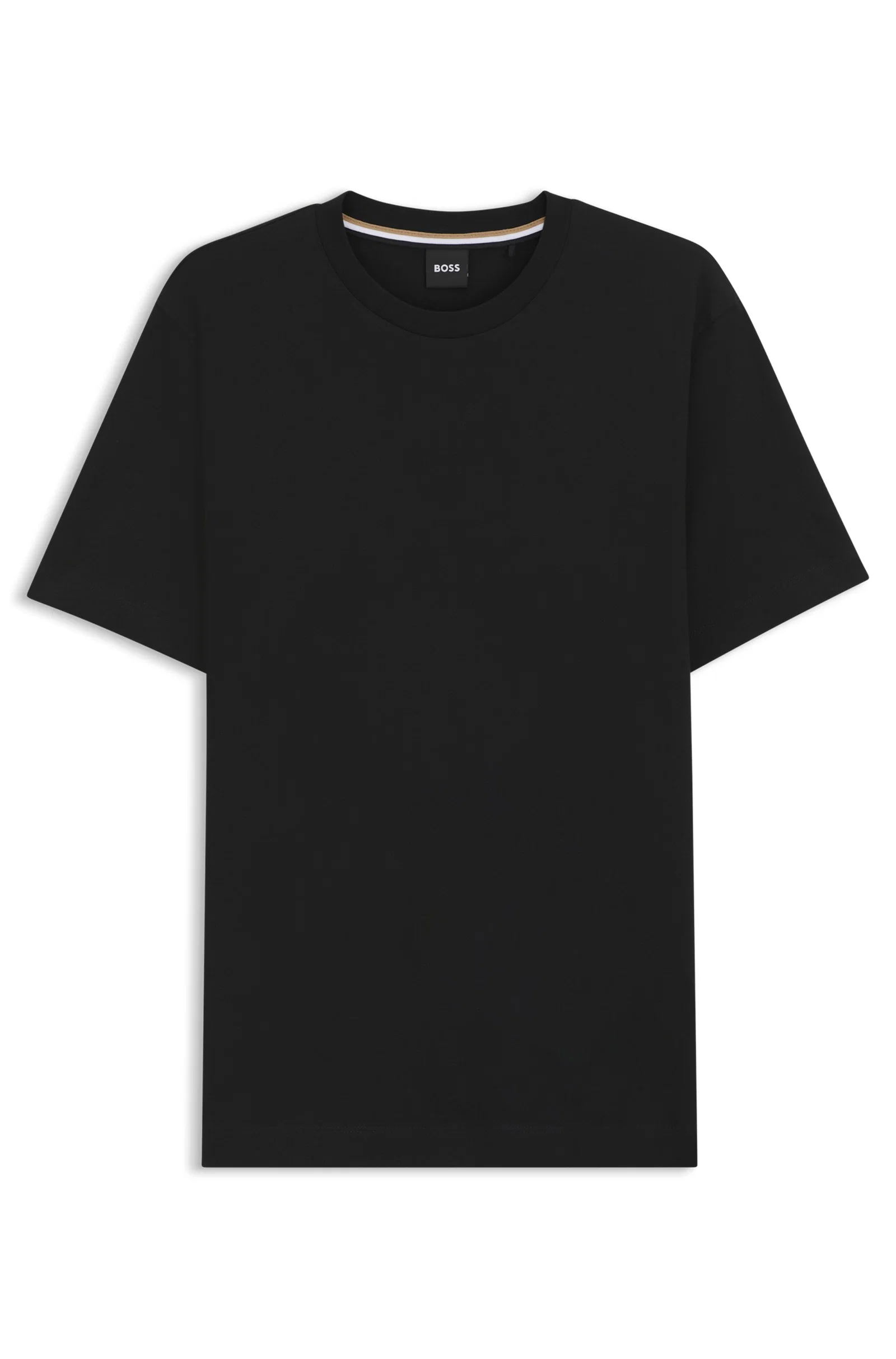 Camiseta Regular Fit Em Jersey De Algodão