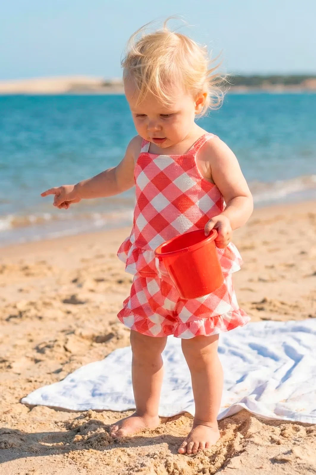 Conjunto regata e short em malha favo vichy — imagem 1