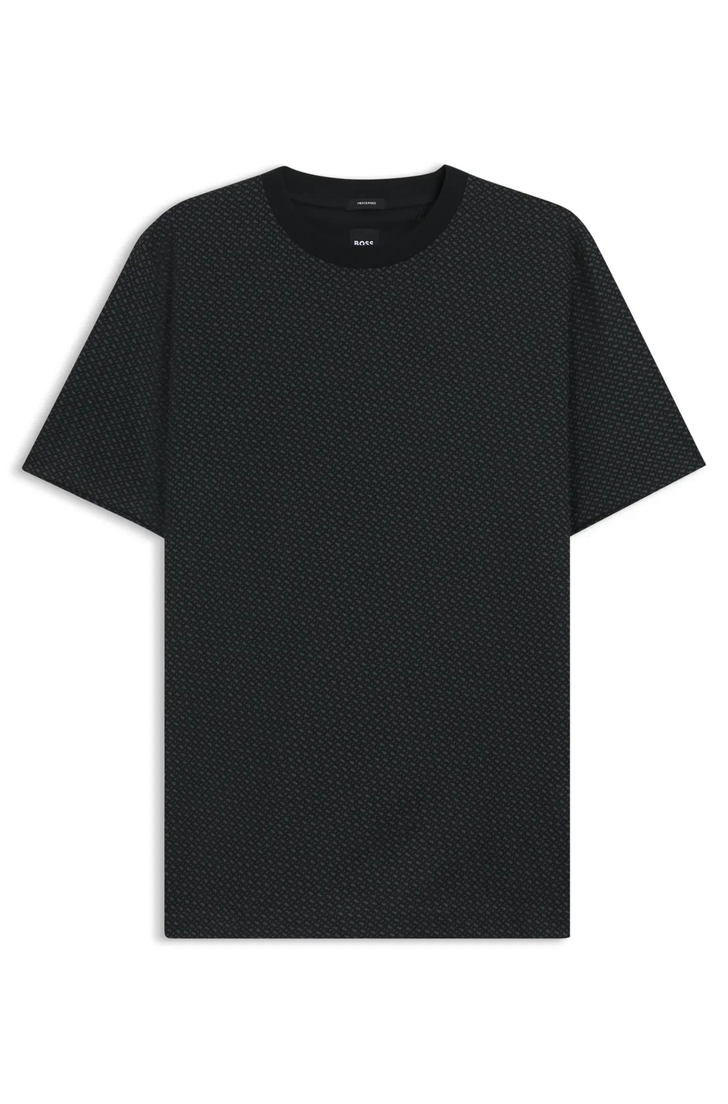 Camiseta De Algodão Mercerizado Com Monogramas