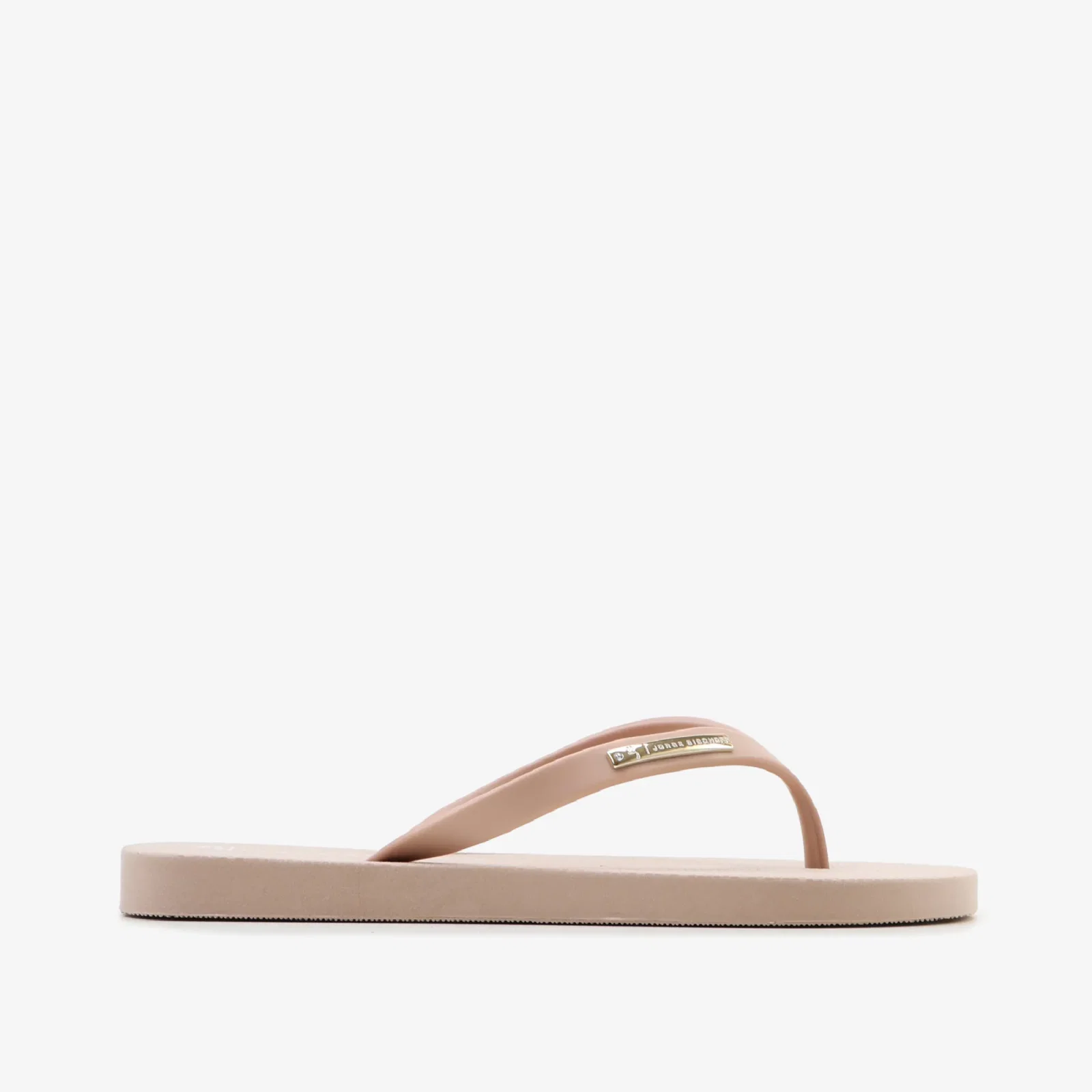 Chinelo Flat Nude Areia