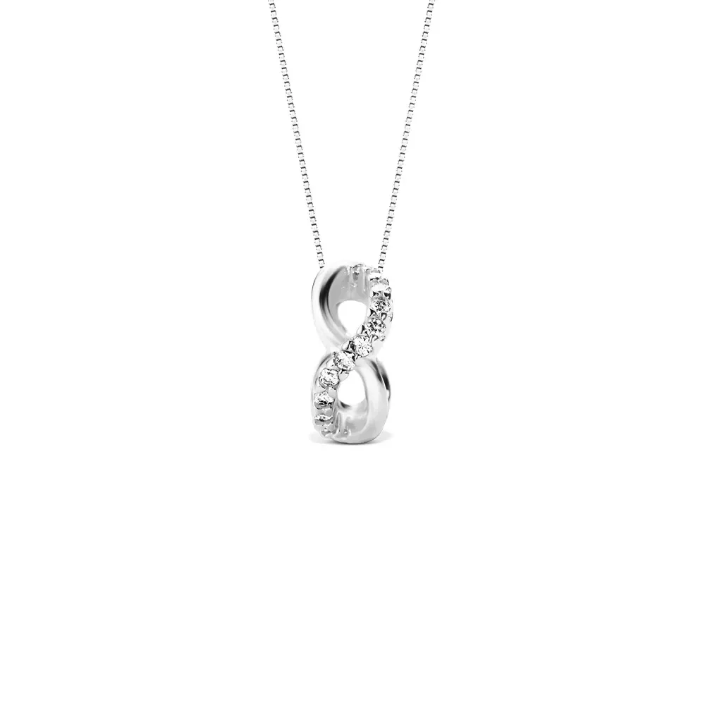 Pingente Daily em Ouro Branco 18k com Diamantes, 9.3mm — imagem 1