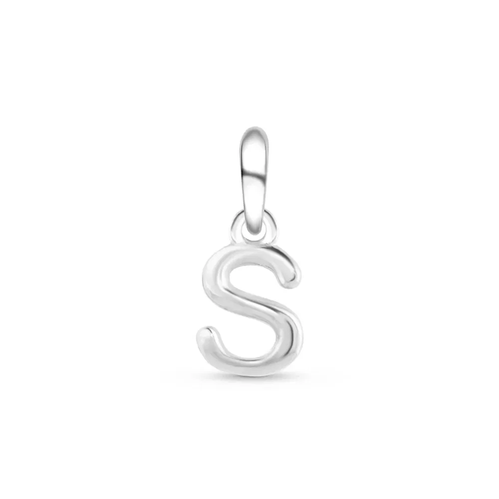 Pingente Life Letra S em Prata 925 — imagem 1