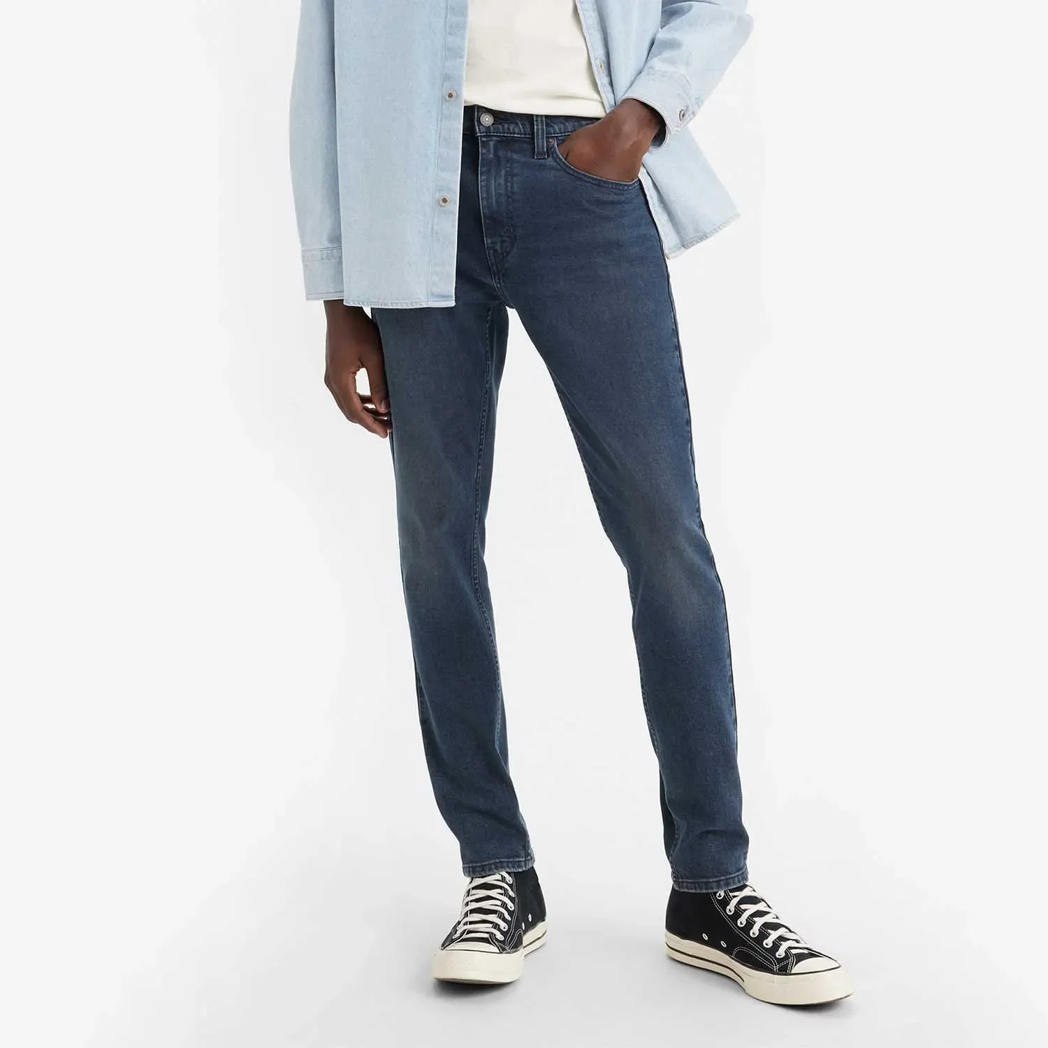 Calça Jeans Levi's® 512® Slim Taper Lavagem Escura — imagem 1