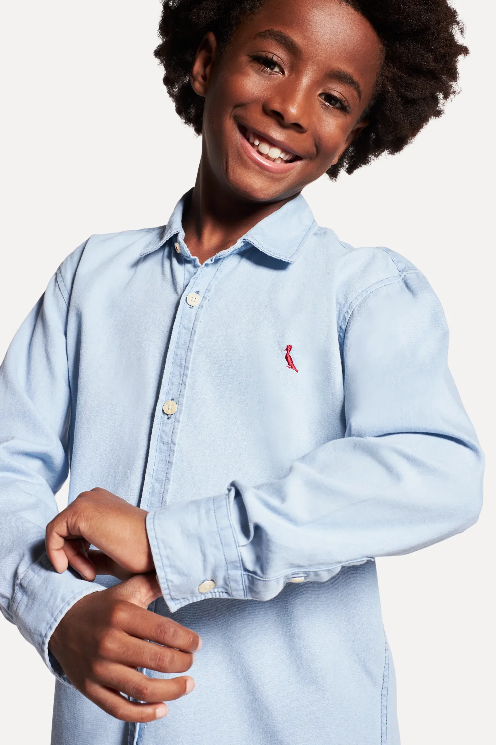Camisa RESERVA MINI Jeans Azul Claro