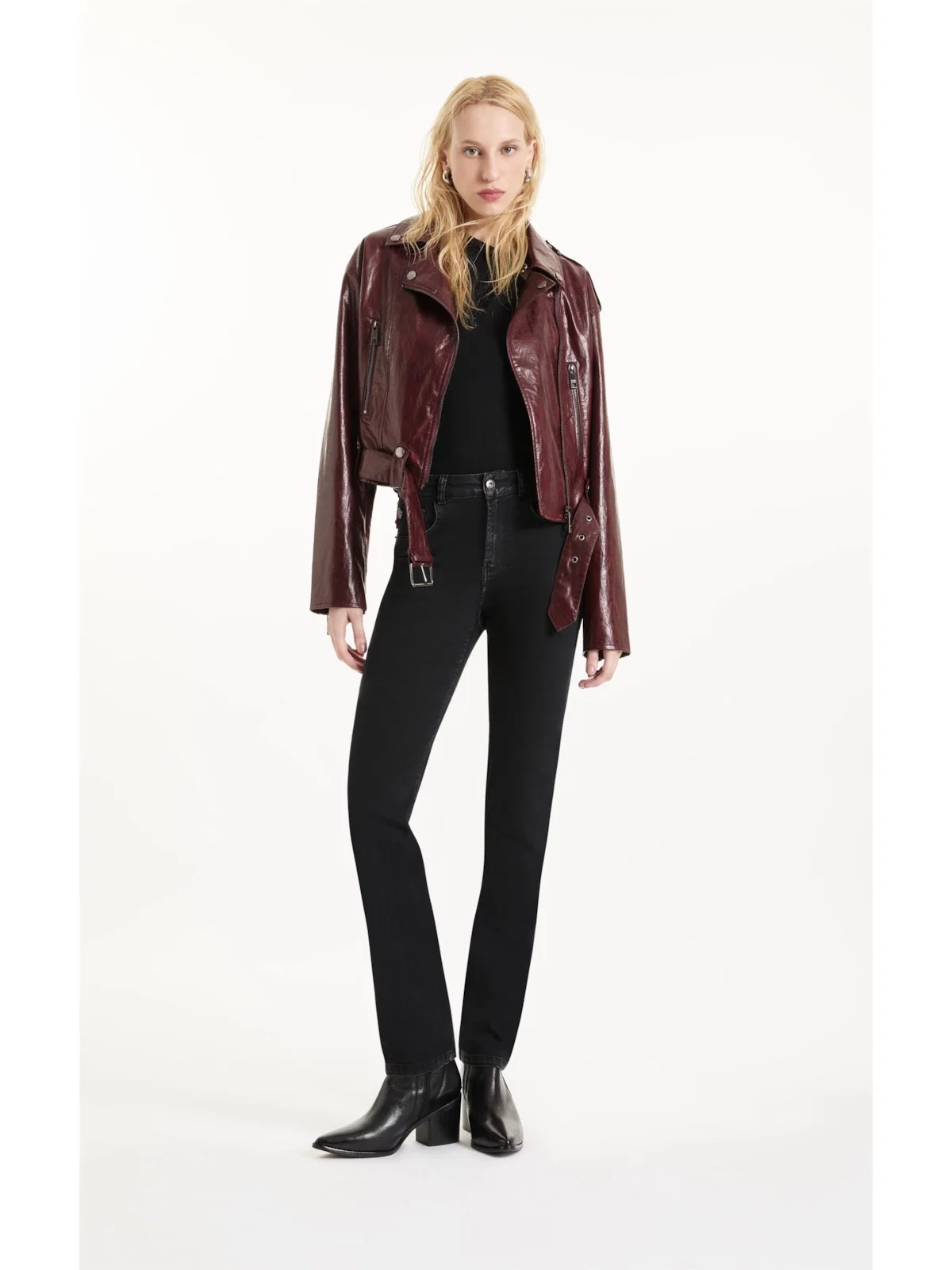 Calça First Black Slim Lav.Black — imagem 1