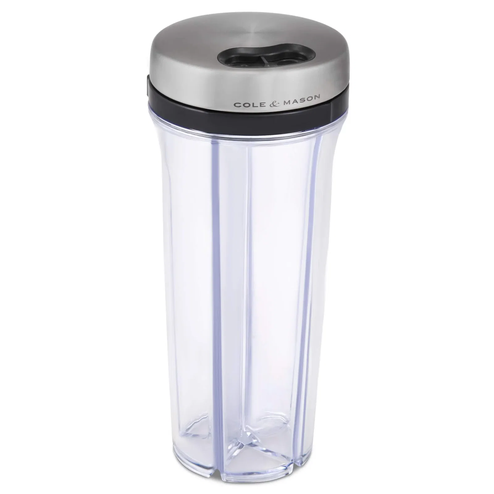 Porta Tempero com 5 Compartimentos Saunderton em Inox 415ml Cole & Mason