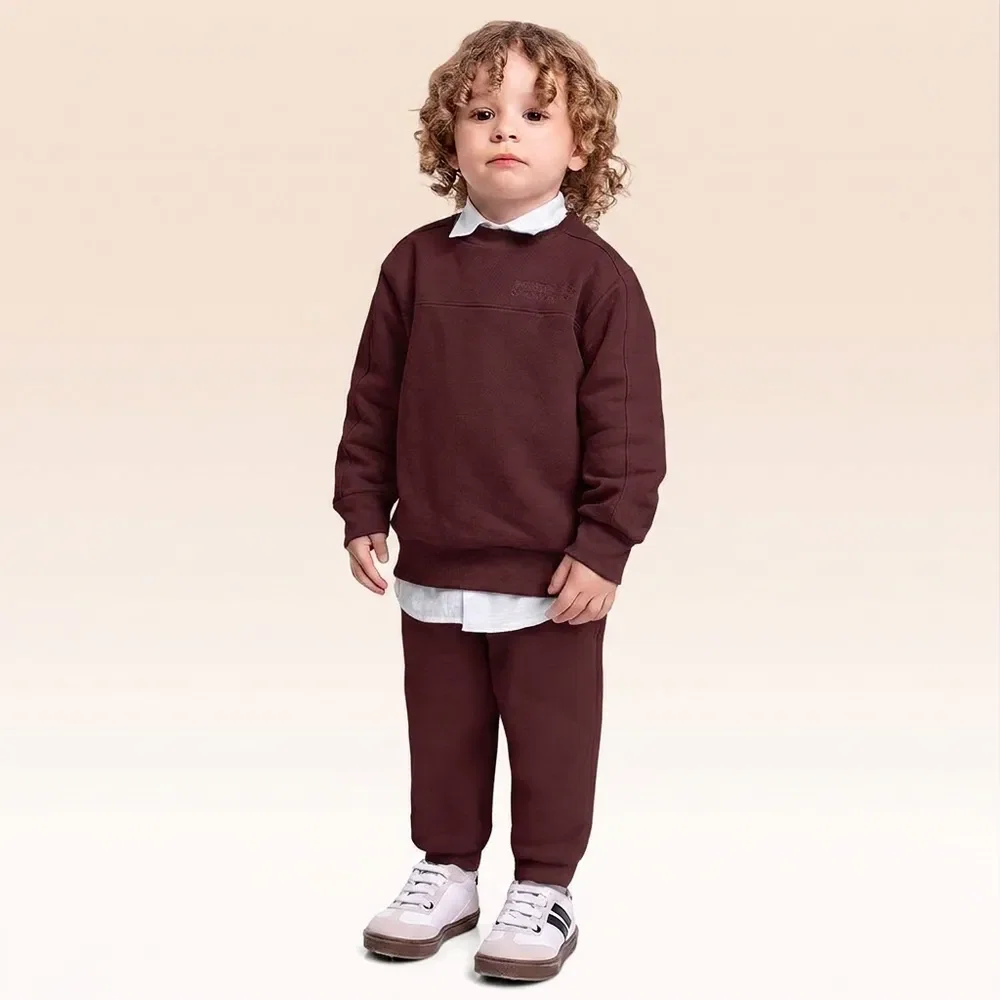 Conjunto blusão e calça moletom