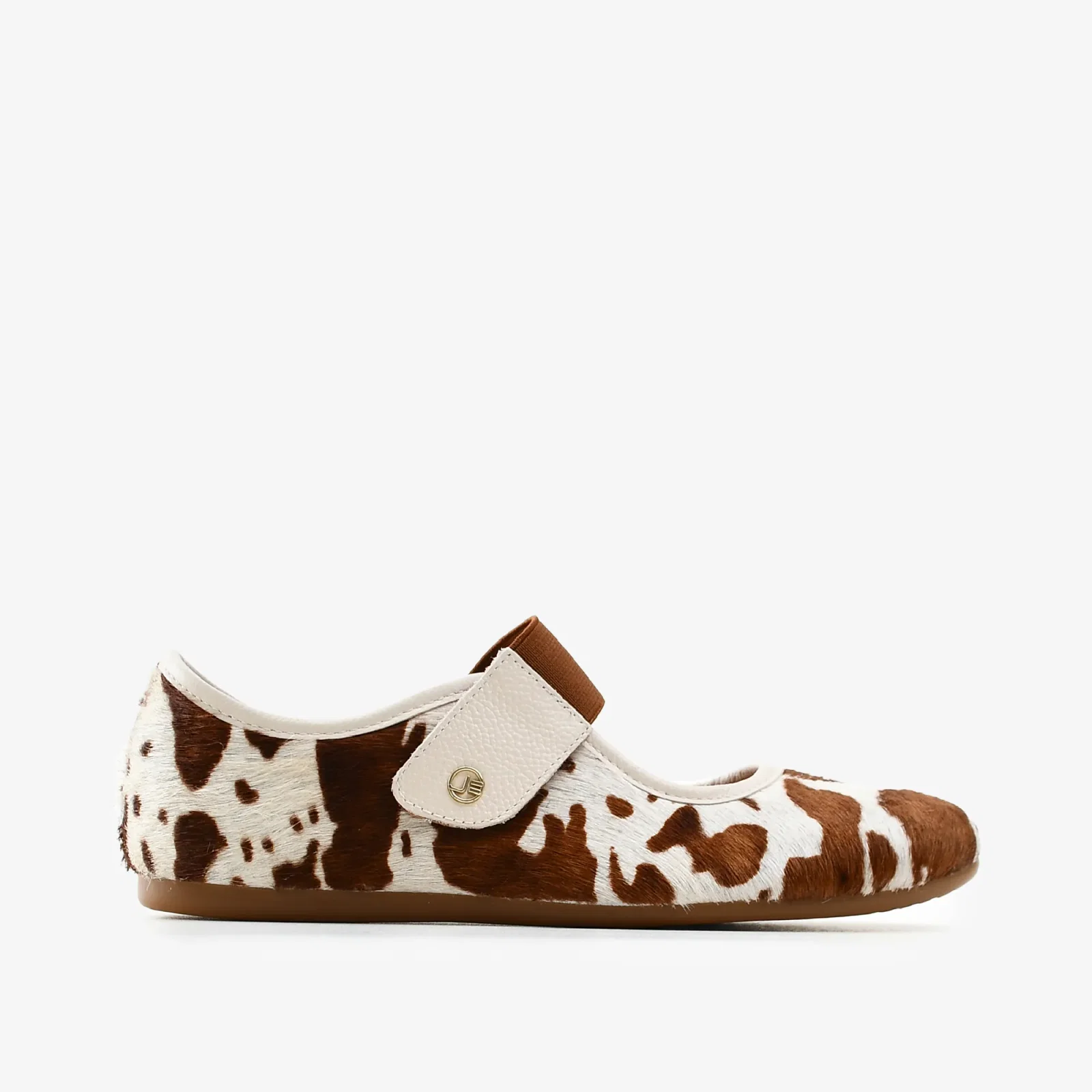 Sapatilha Marrom Café Cow Pelo — imagem 1