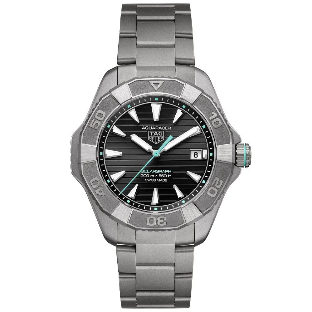Relógio Tag Heuer Aquaracer Solar Masculino em Titânio Cinza WBP1184.BF0008 — imagem 1
