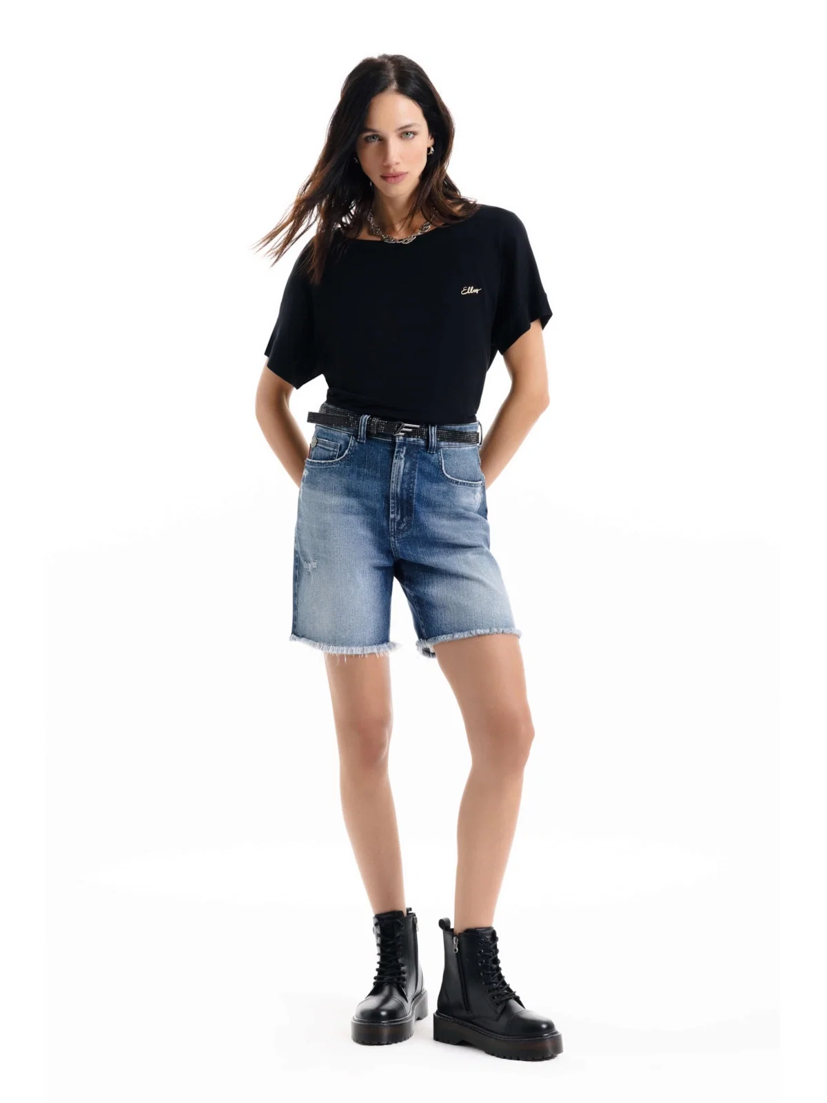 Short Classic Denim Urban Lav.Escuro — imagem 1