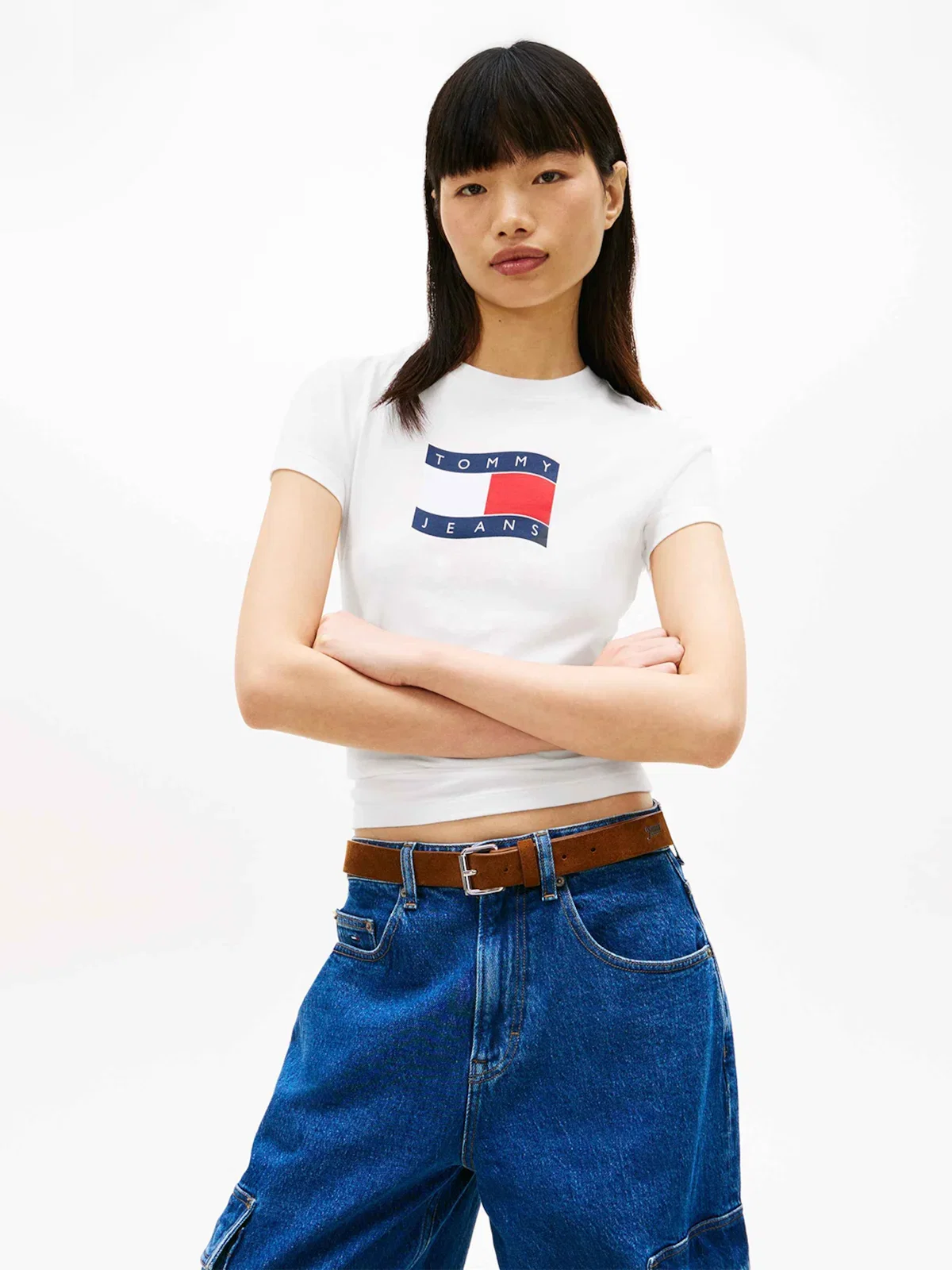 Camiseta Slim Bandeira Ondulada — imagem 1