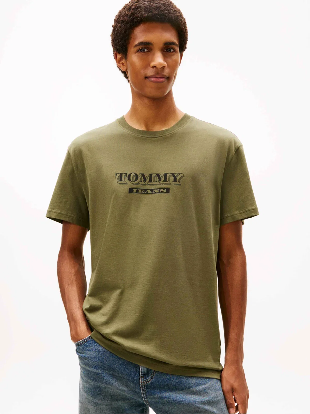Camiseta Regular com Estampa Silkada