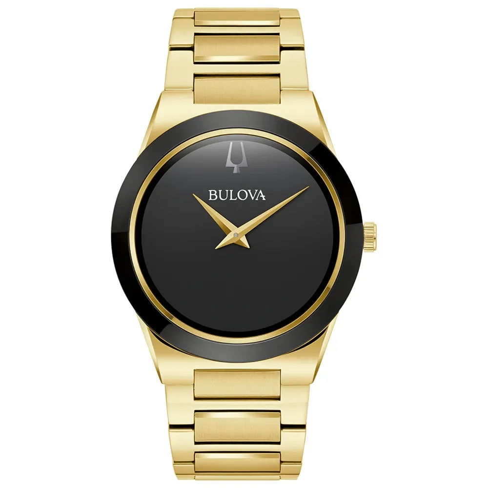 Relógio Bulova Futuro Masculino Aço Dourado 97a183