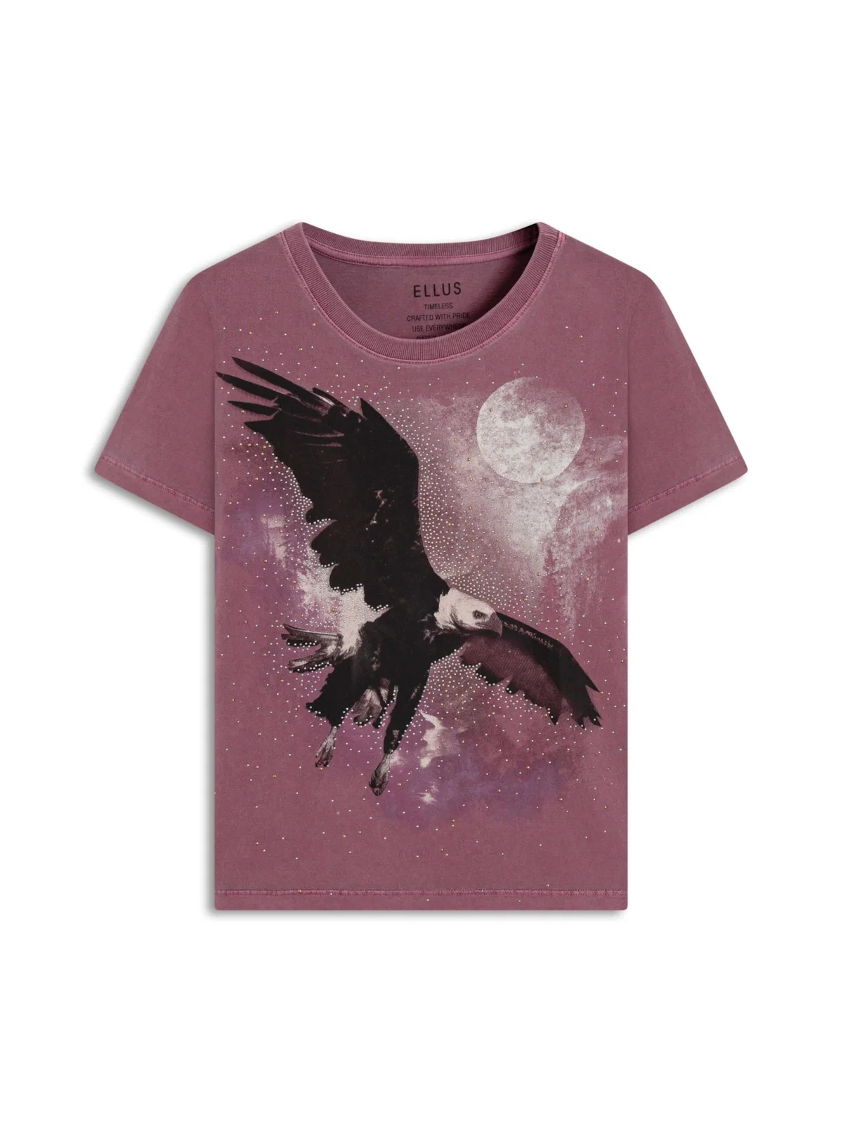 Blusa Ellus Eagle Classic Bordeaux