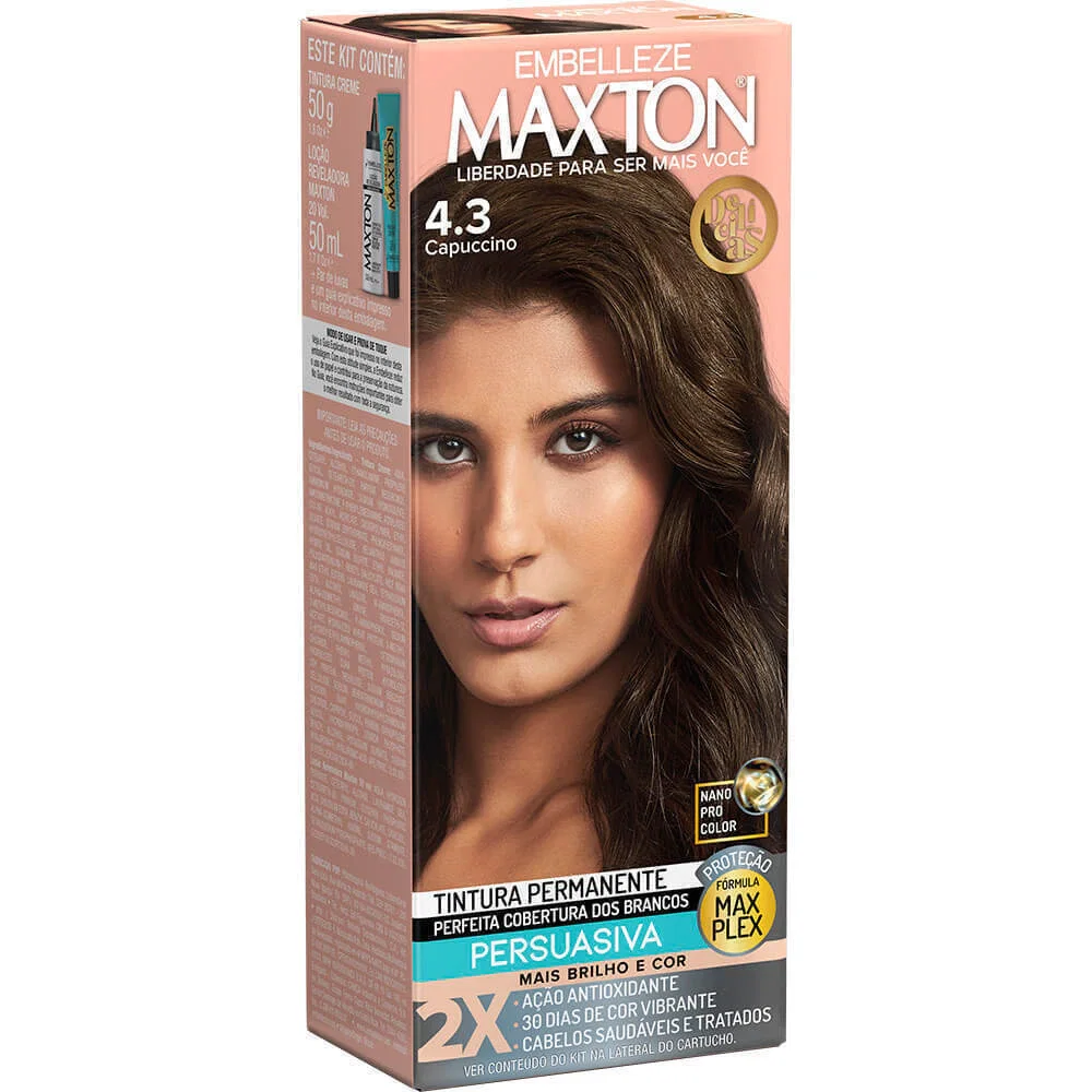 Tintura Maxton Delícias 4.3 Capuccino