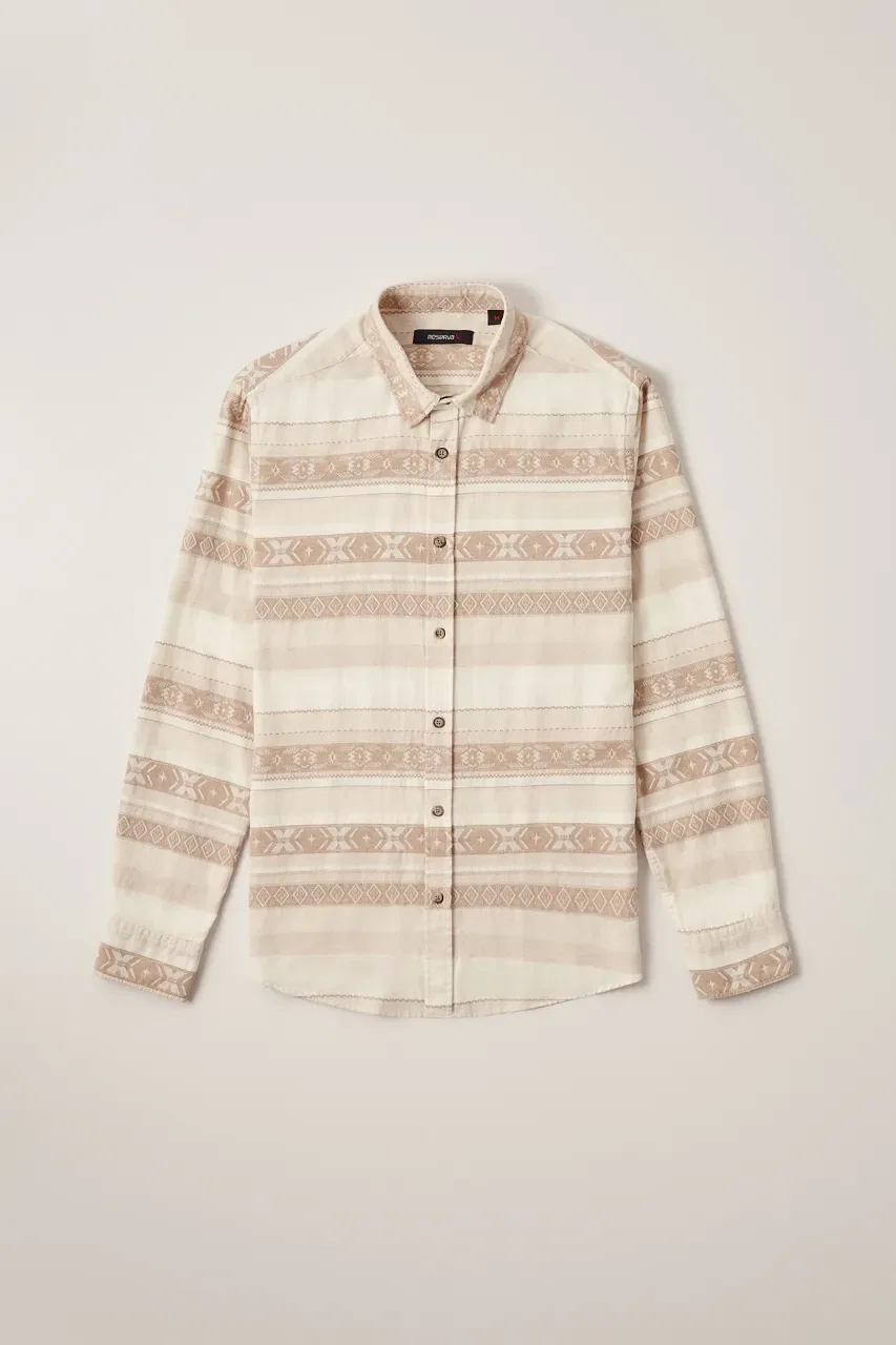 Camisa Ml Ft Jacquard Origens