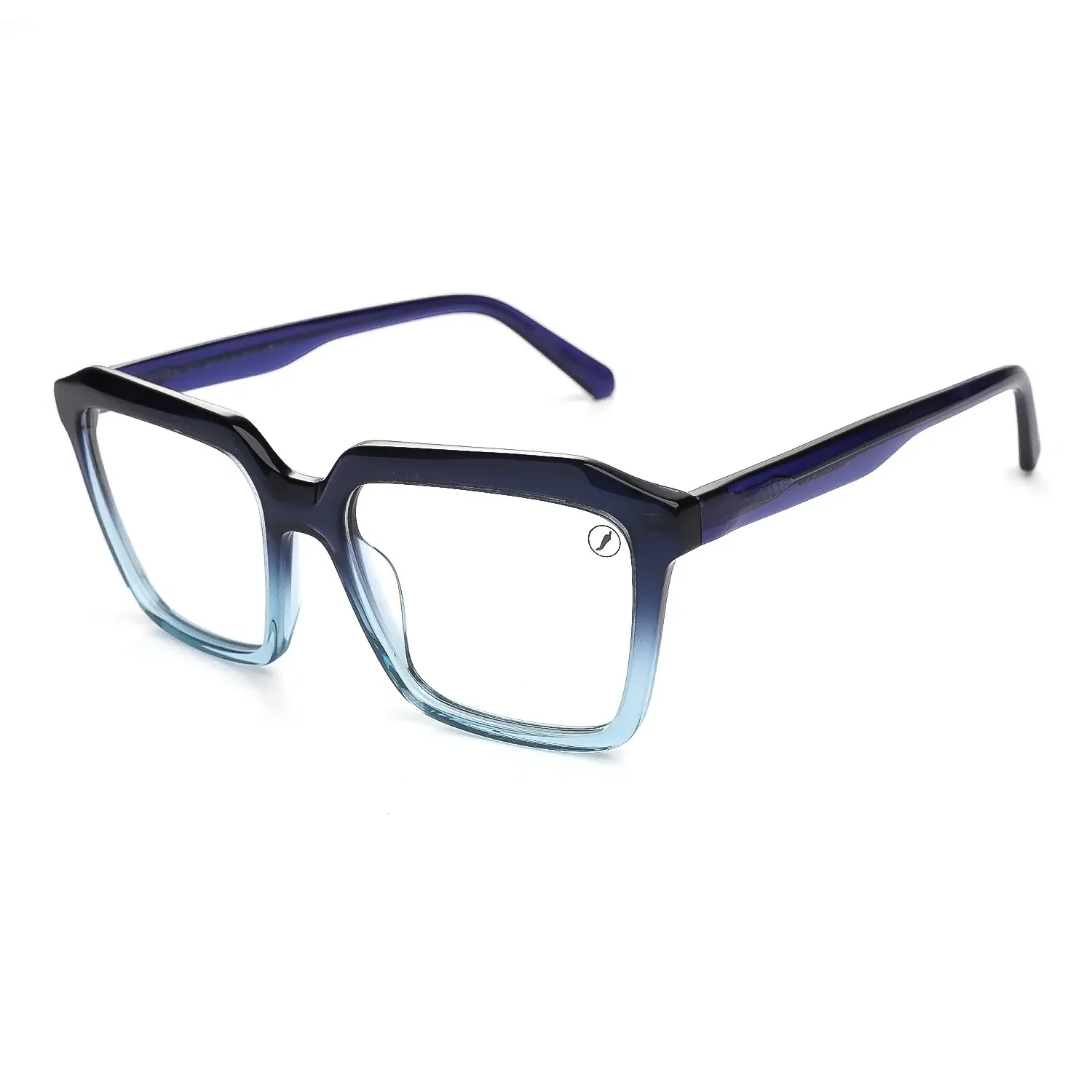 Armação Para Óculos de Grau Feminino Chilli Beans Quadrado Azul Brilho