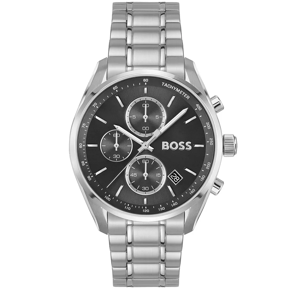 Relógio Hugo Boss Masculino Grand Prix 40 em Aço Prateado 1514259 — imagem 1