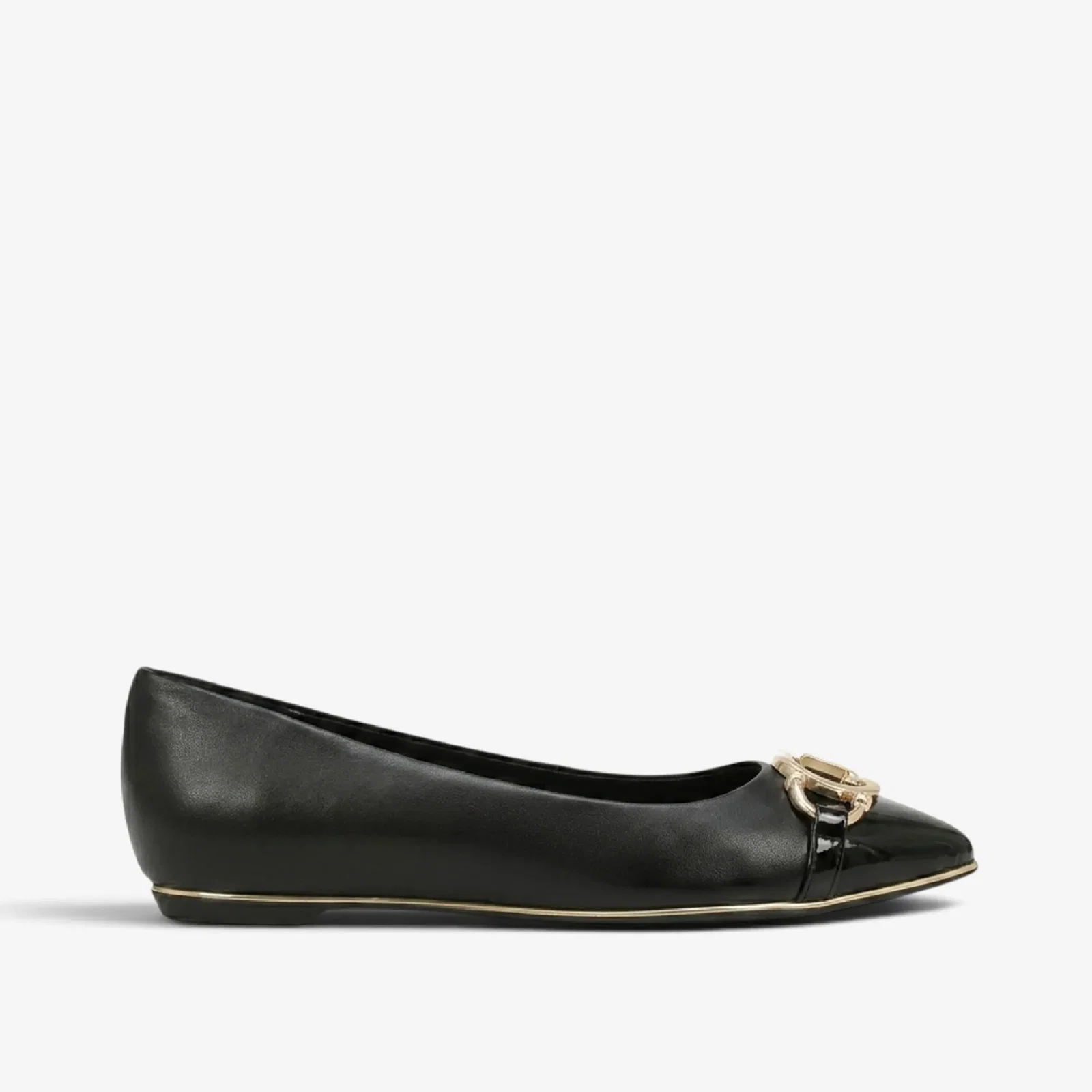 Sapatilha Preto Couro
