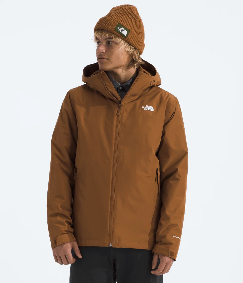 Jaqueta Masculina Carto Mono Triclimate Hooded Burnt Umber