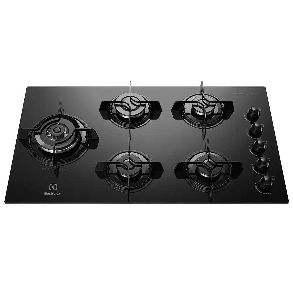Cooktop 5 Bocas Electrolux a Gás com Tripla Chama (KE5TD) — imagem 1