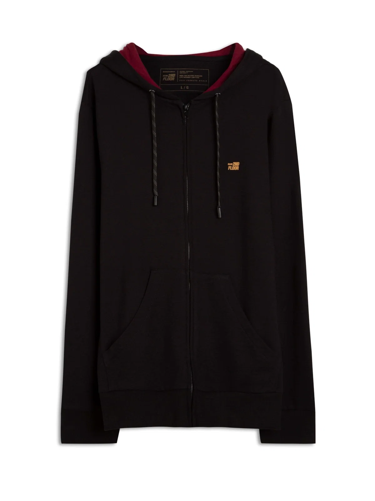 Jaqueta Moletom Basic Preto