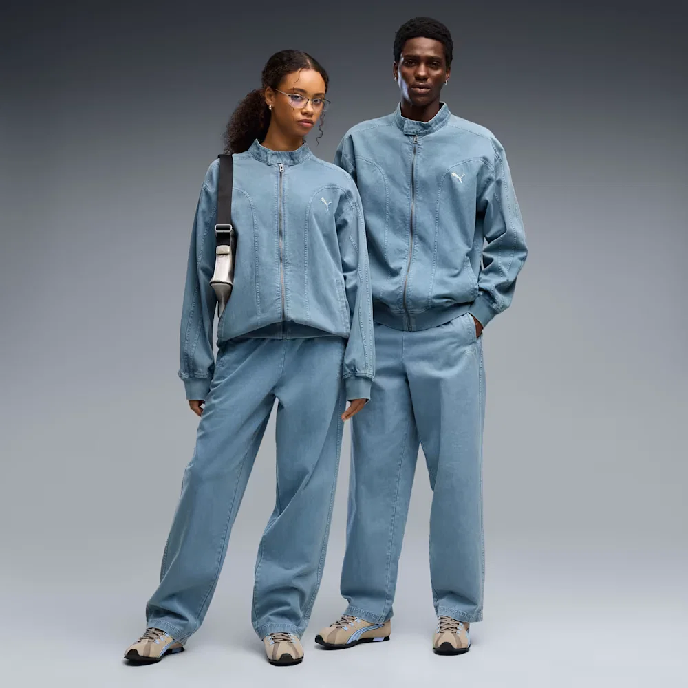 Calça Track FUTURE.Puma.ARCHIVE Relaxed Washed Twill Unissex