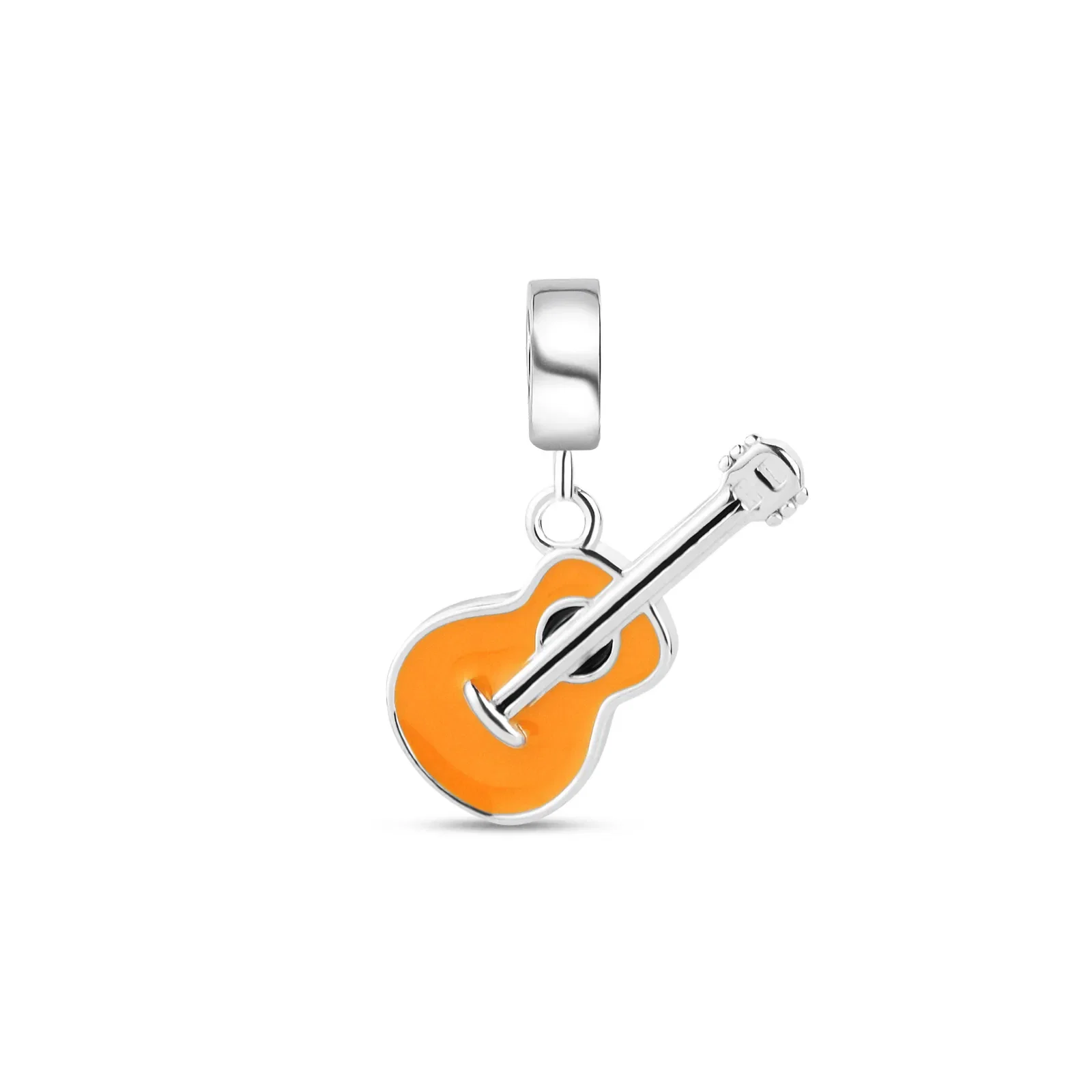 Pingente Life Música Violão em Prata 925 com Esmalte — imagem 1