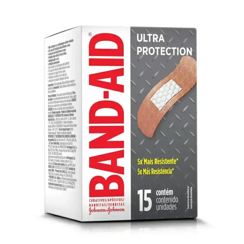 Curativos Band-Aid Ultra Protection 15 Unidades