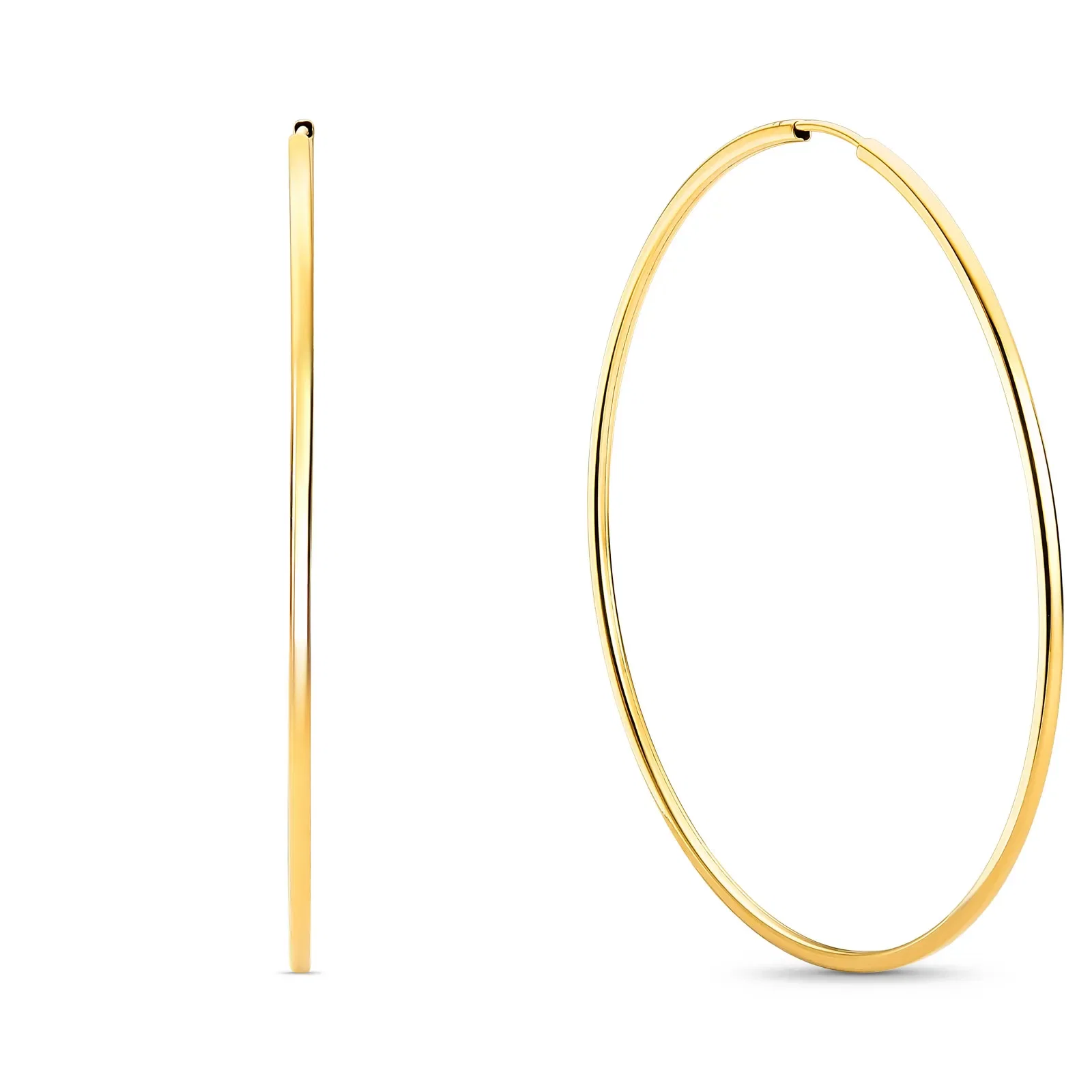 Argola em Ouro Amarelo 18k, 22 mm — imagem 1