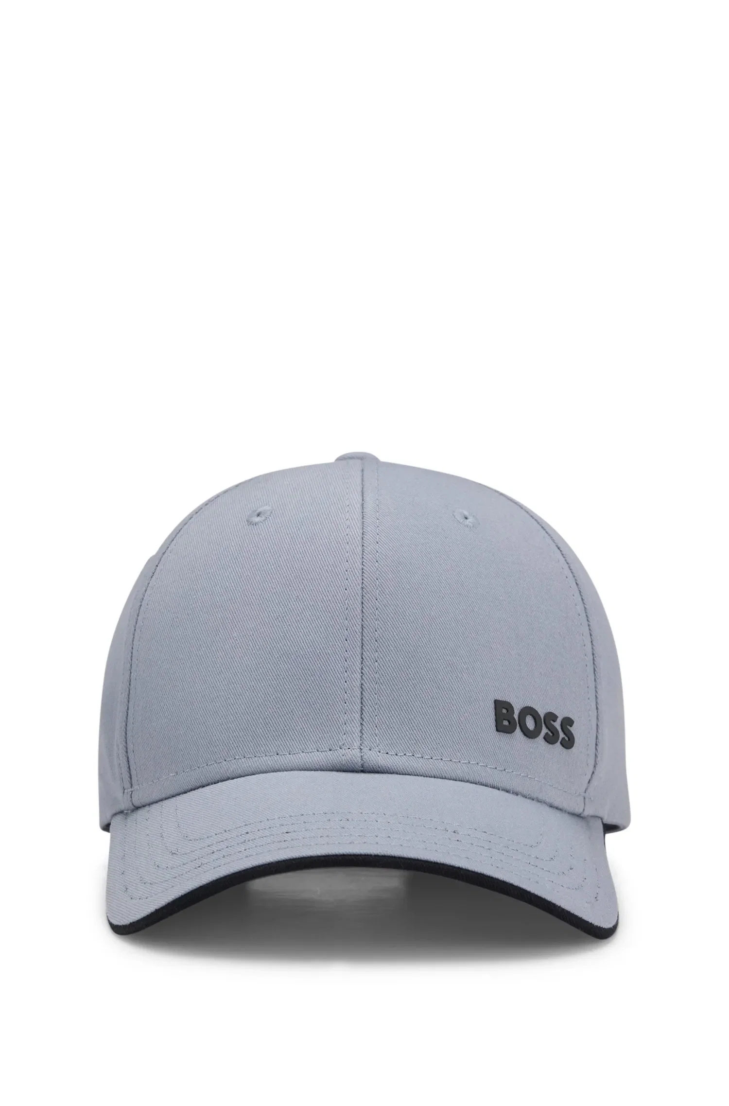 Boné Em Sarja De Algodão Com Logo