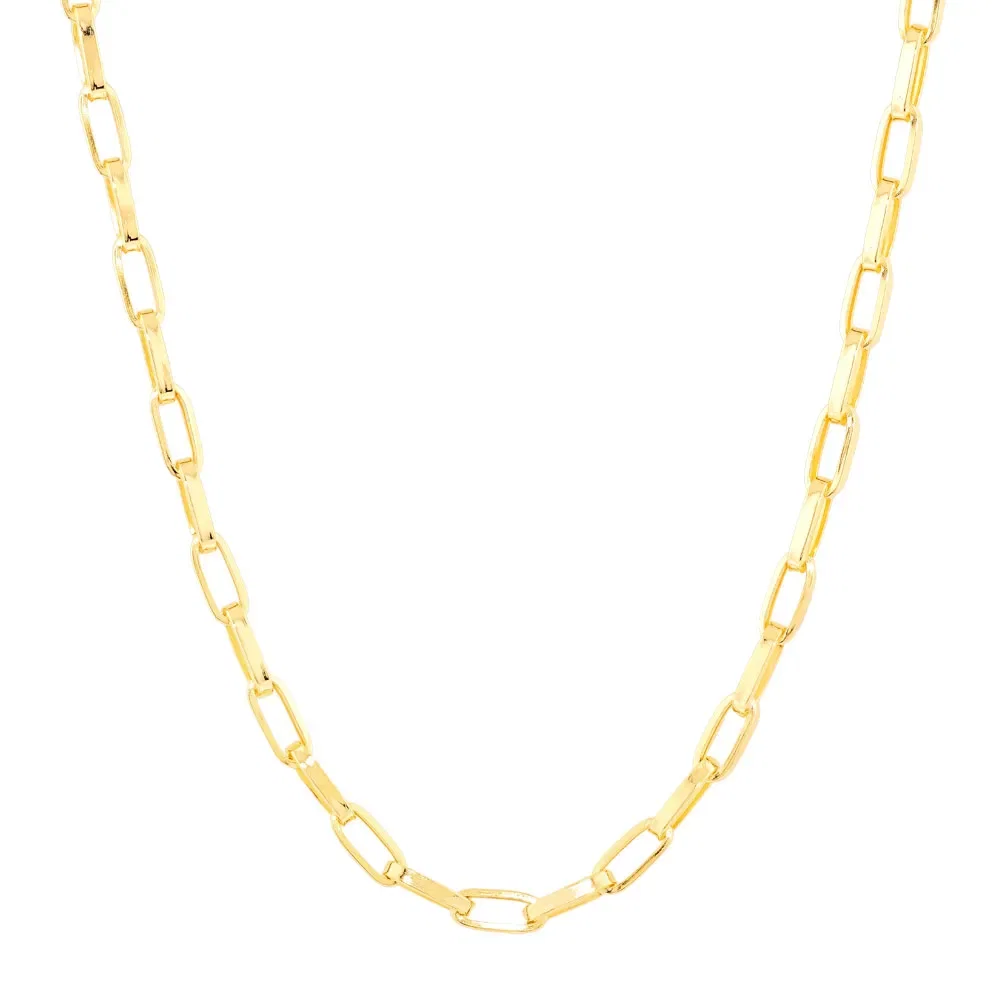Corrente Cadeado em Ouro Amarelo 18k, 45cm — imagem 1