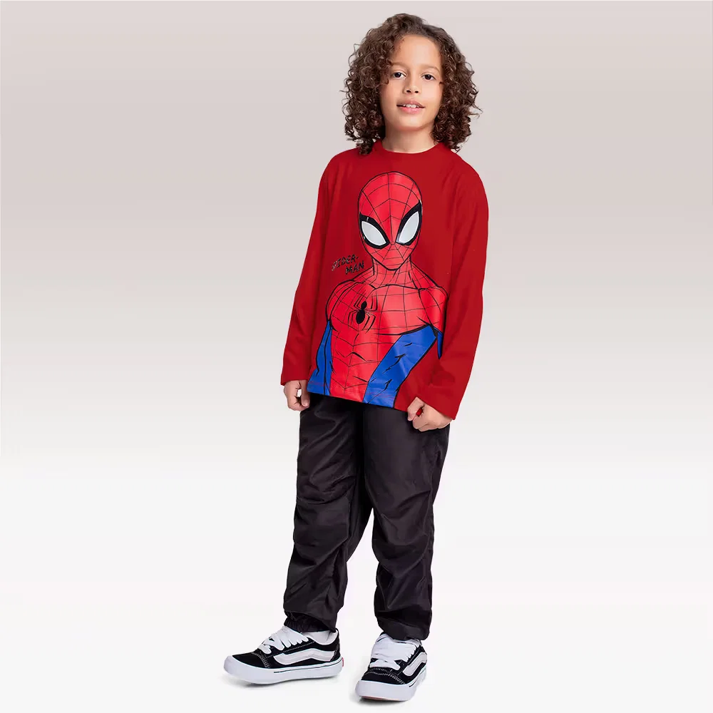 Camiseta manga longa Spider-man