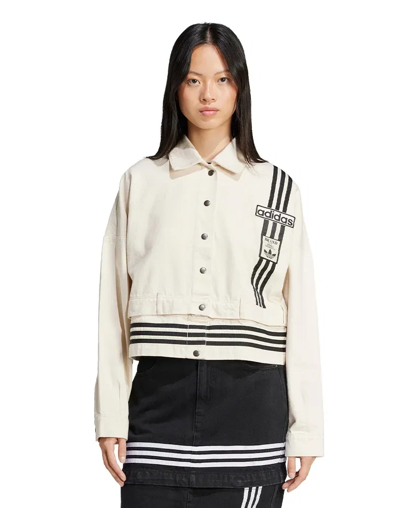 Jaqueta Adidas Denim Feminina — imagem 1