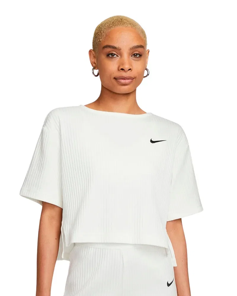 Camiseta Nike Ribbed Jersey Feminina — imagem 1